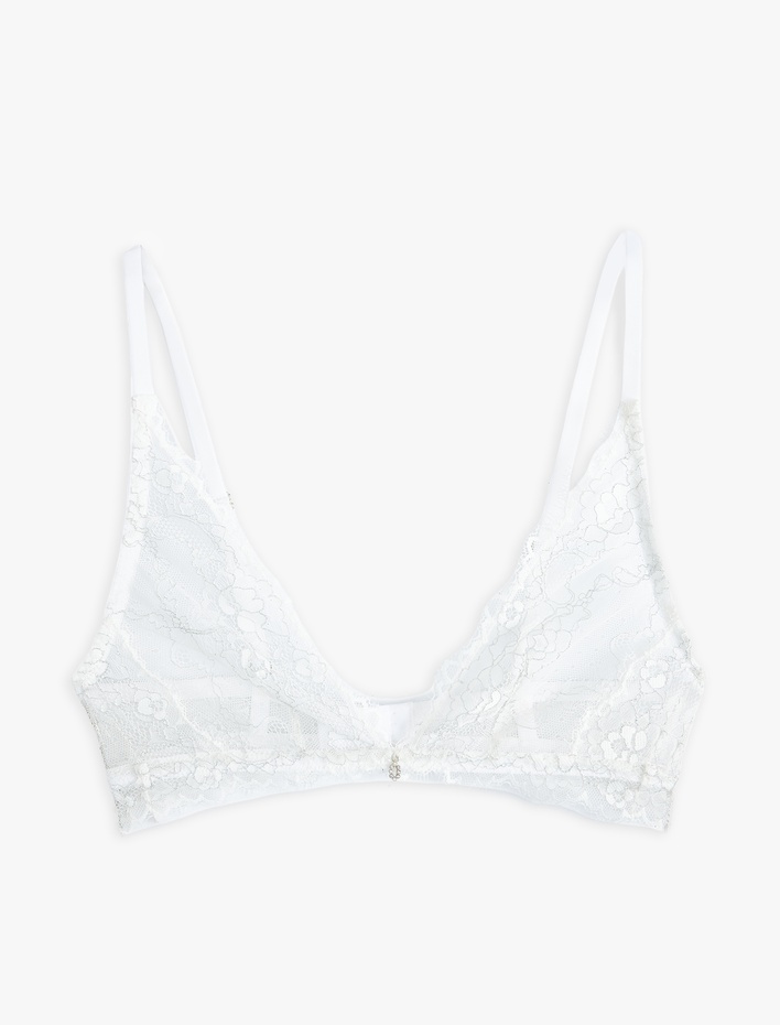  Bridal Soft Balensiz Dantelli Bralet Sütyen