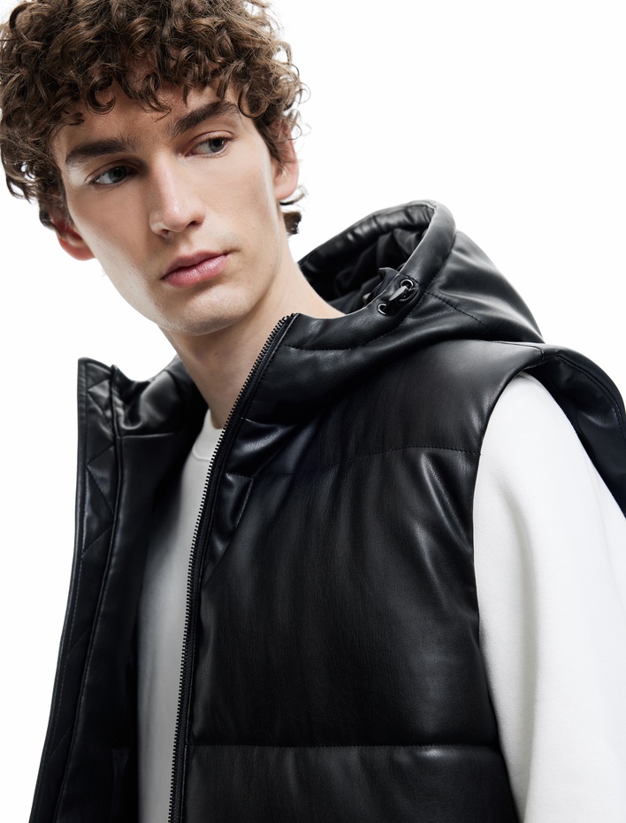  Kapüşonlu Cepli Şişme Yelek