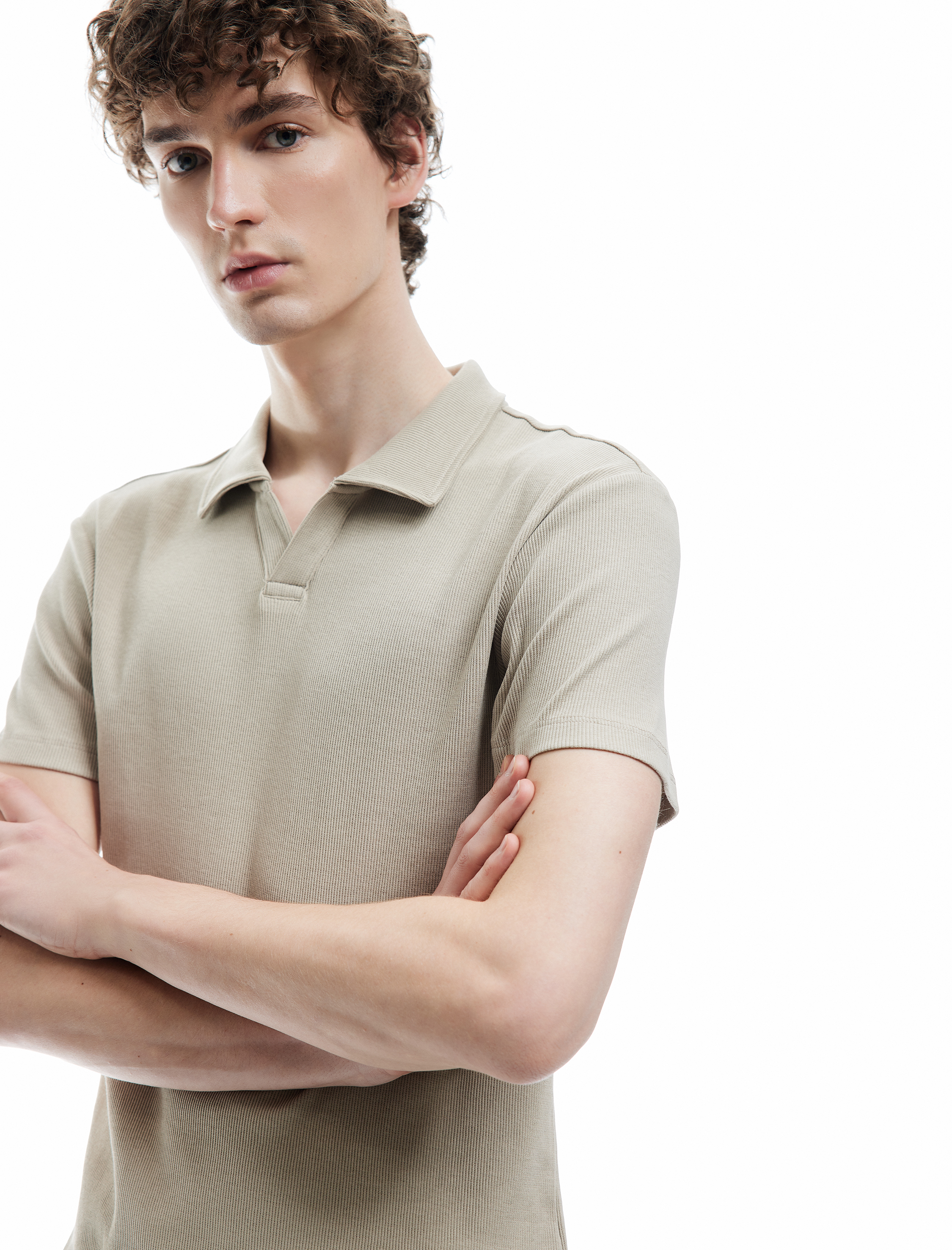   Pamuklu Kısa Kollu Slim Fit Basic Polo Tişört