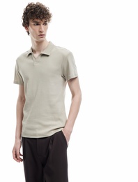 Pamuklu Kısa Kollu Slim Fit Basic Polo Tişört