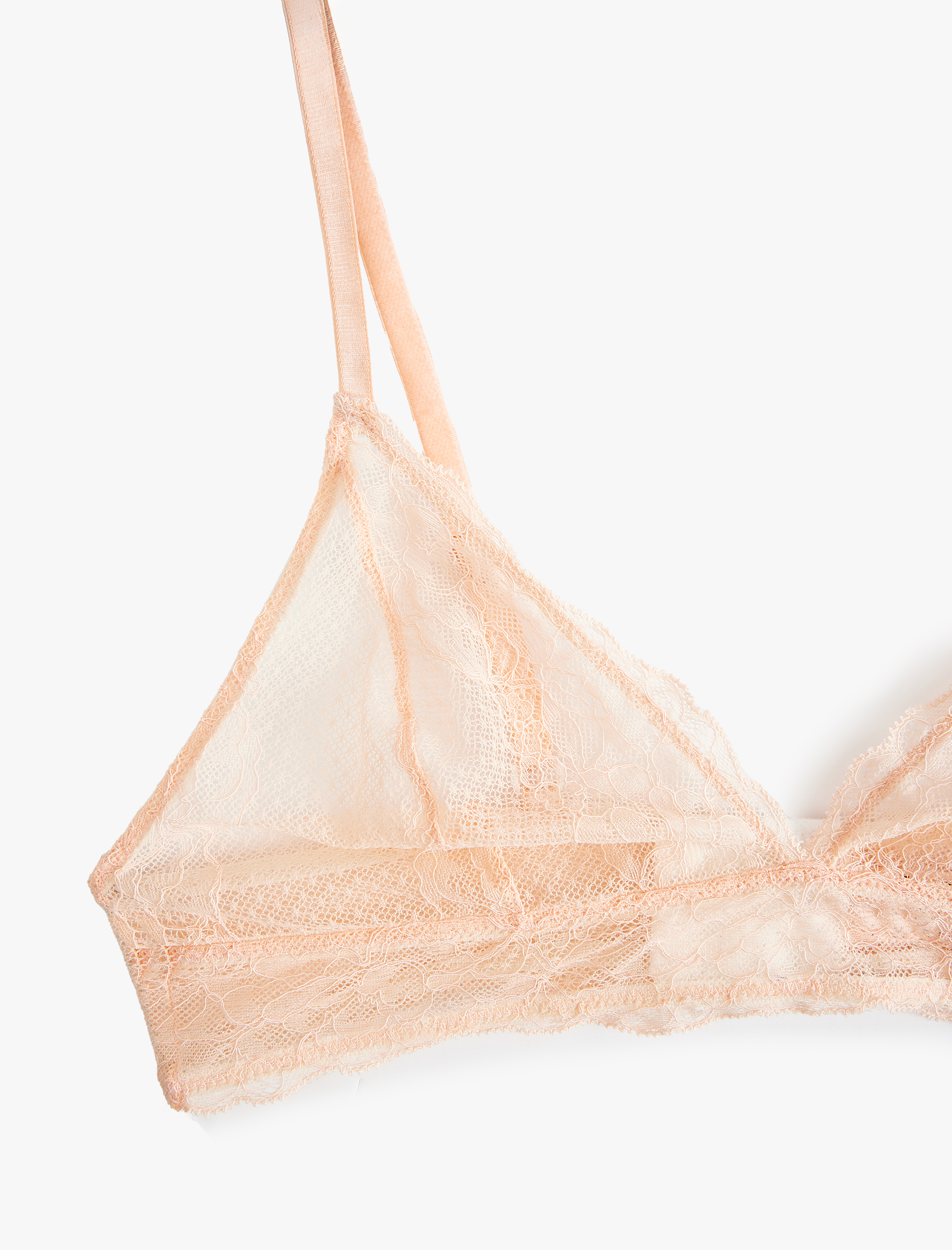   Balensiz Dolgusuz Dantelli Sütyen