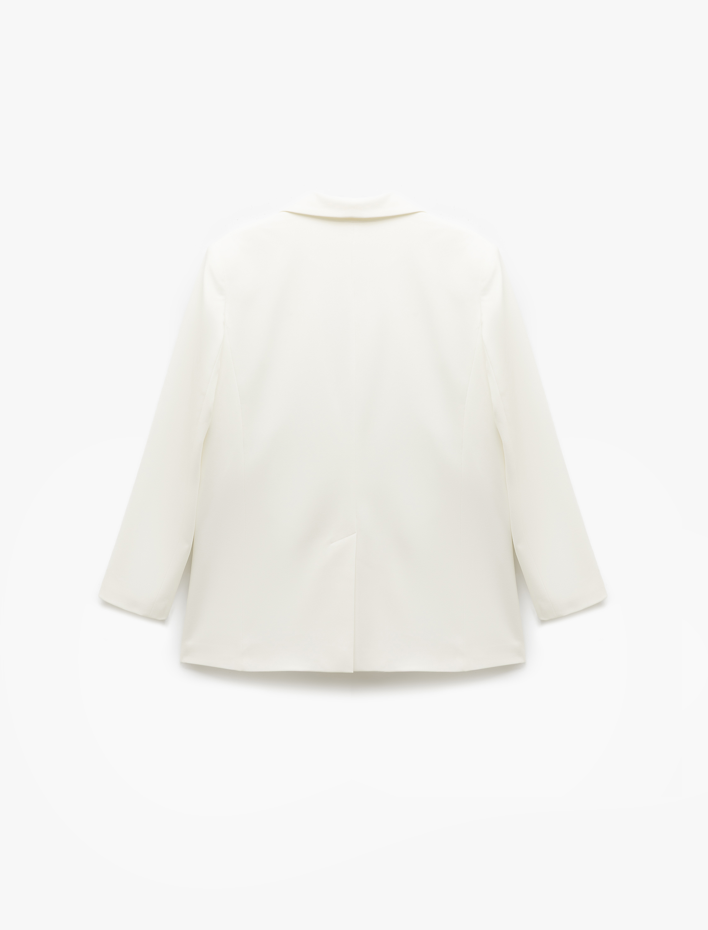   Cepli Uzun Kollu Kruvaze Blazer Ceket