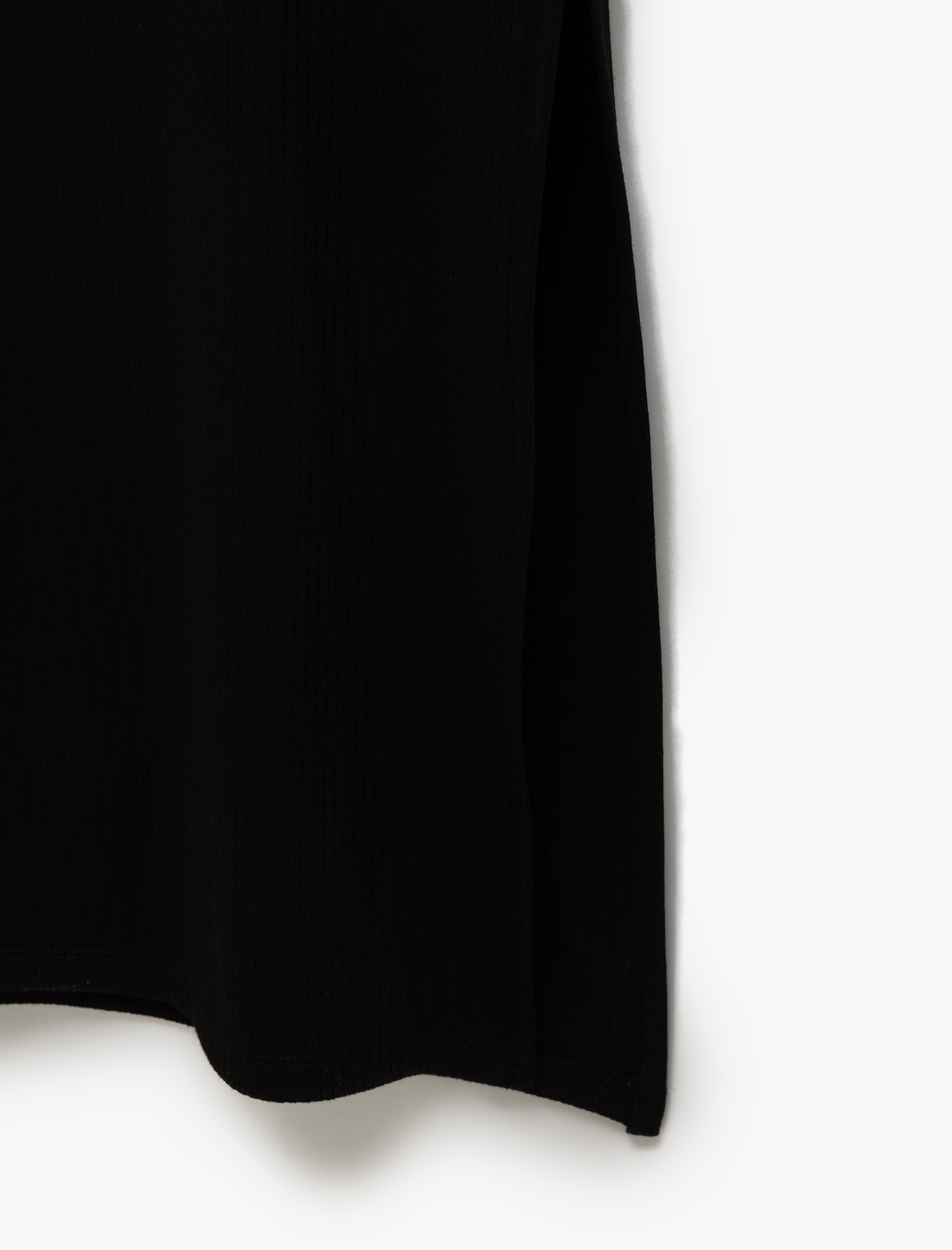   Viskon Kumaş Karışımlı Pencere Detaylı Midi Tek Omuz Elbise