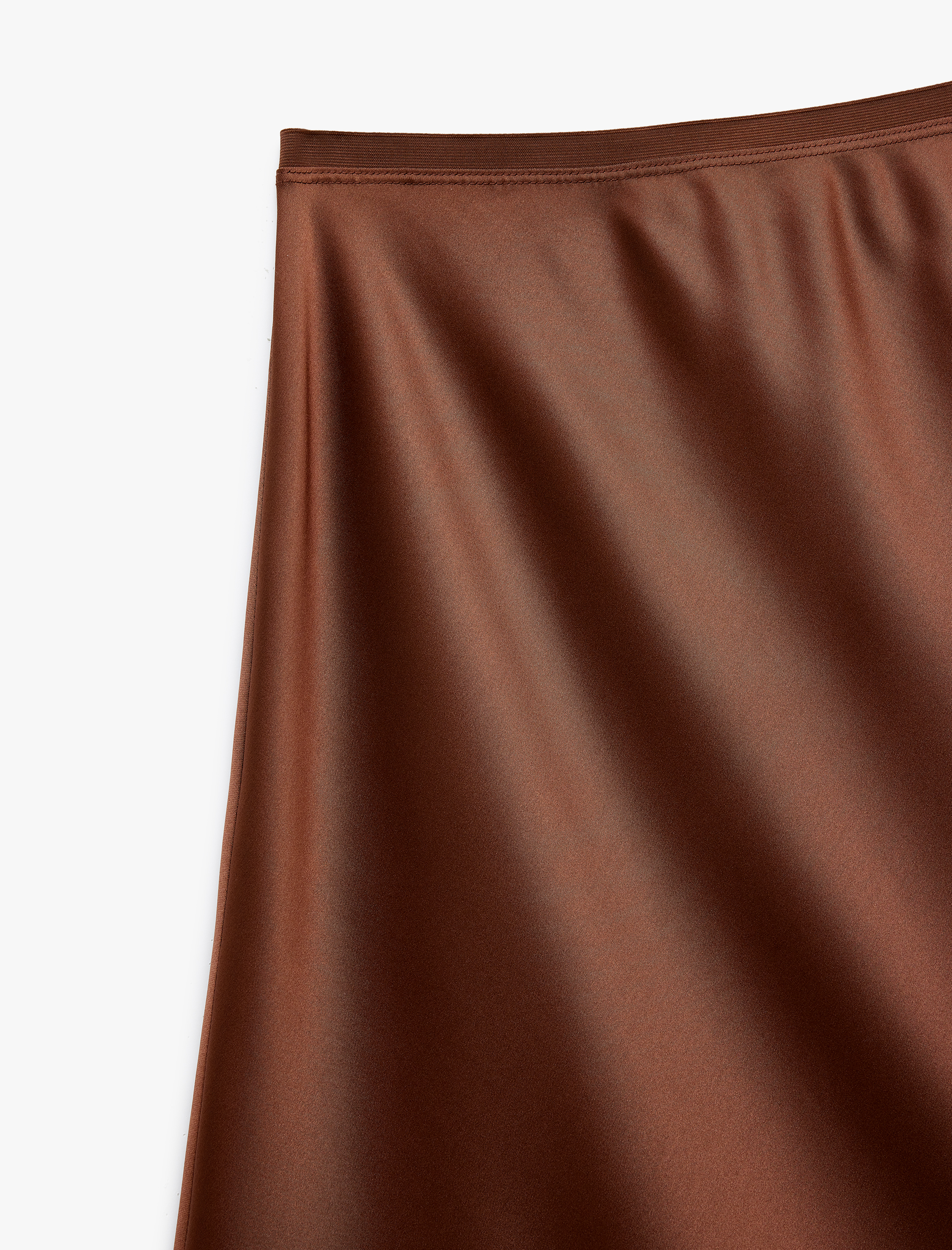   Standart Bel Midi Boy A Kesim Saten Etek