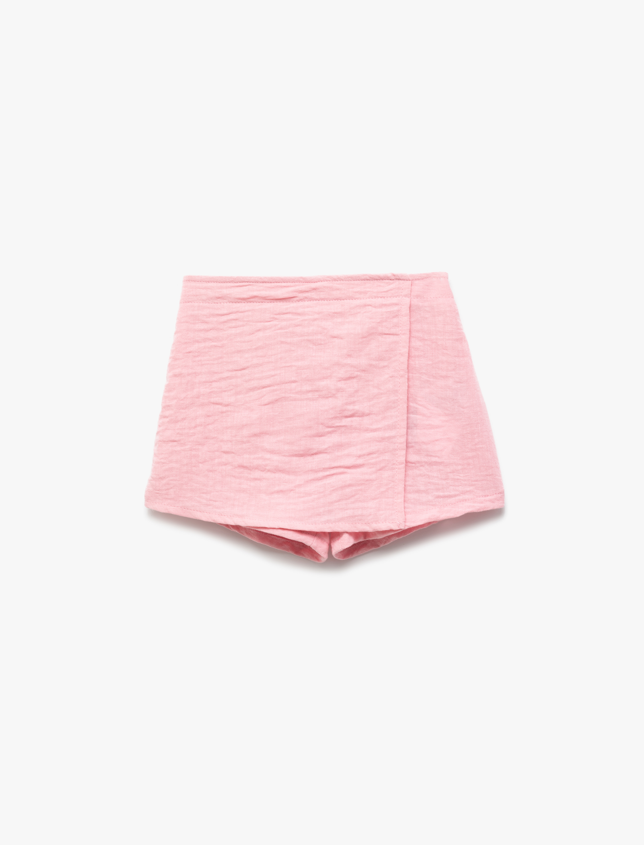  Kız Bebek Beli Lastikli Şort Etek