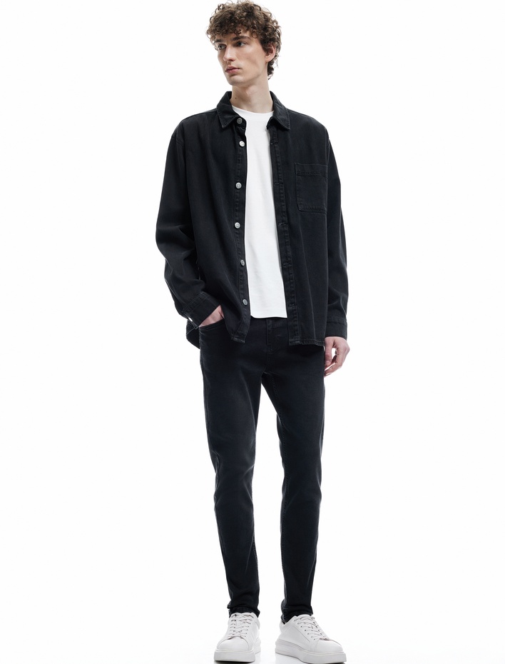  Pamuklu Skinny Denim Pantolon - Michael Jean