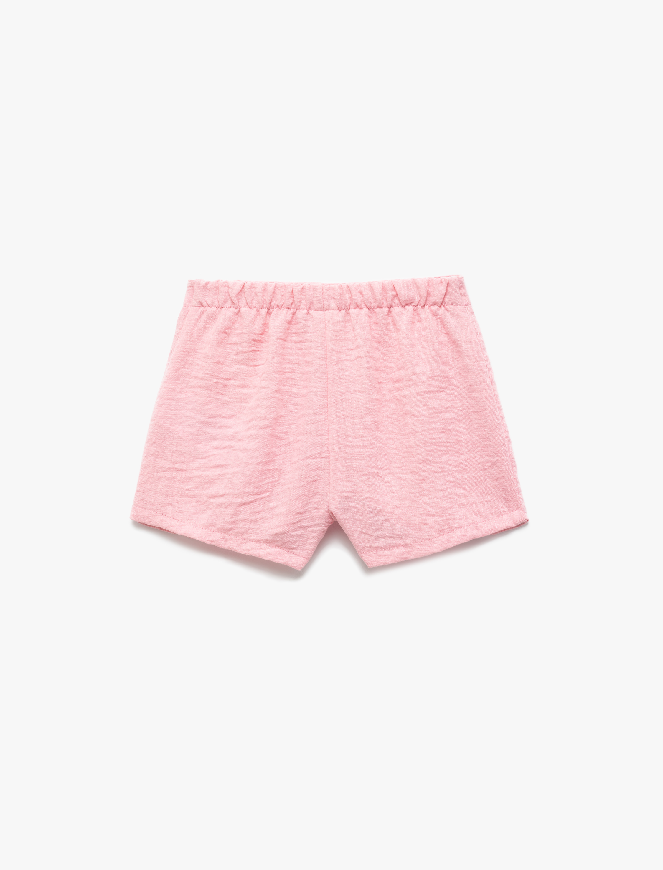  Kız Bebek Beli Lastikli Şort Etek