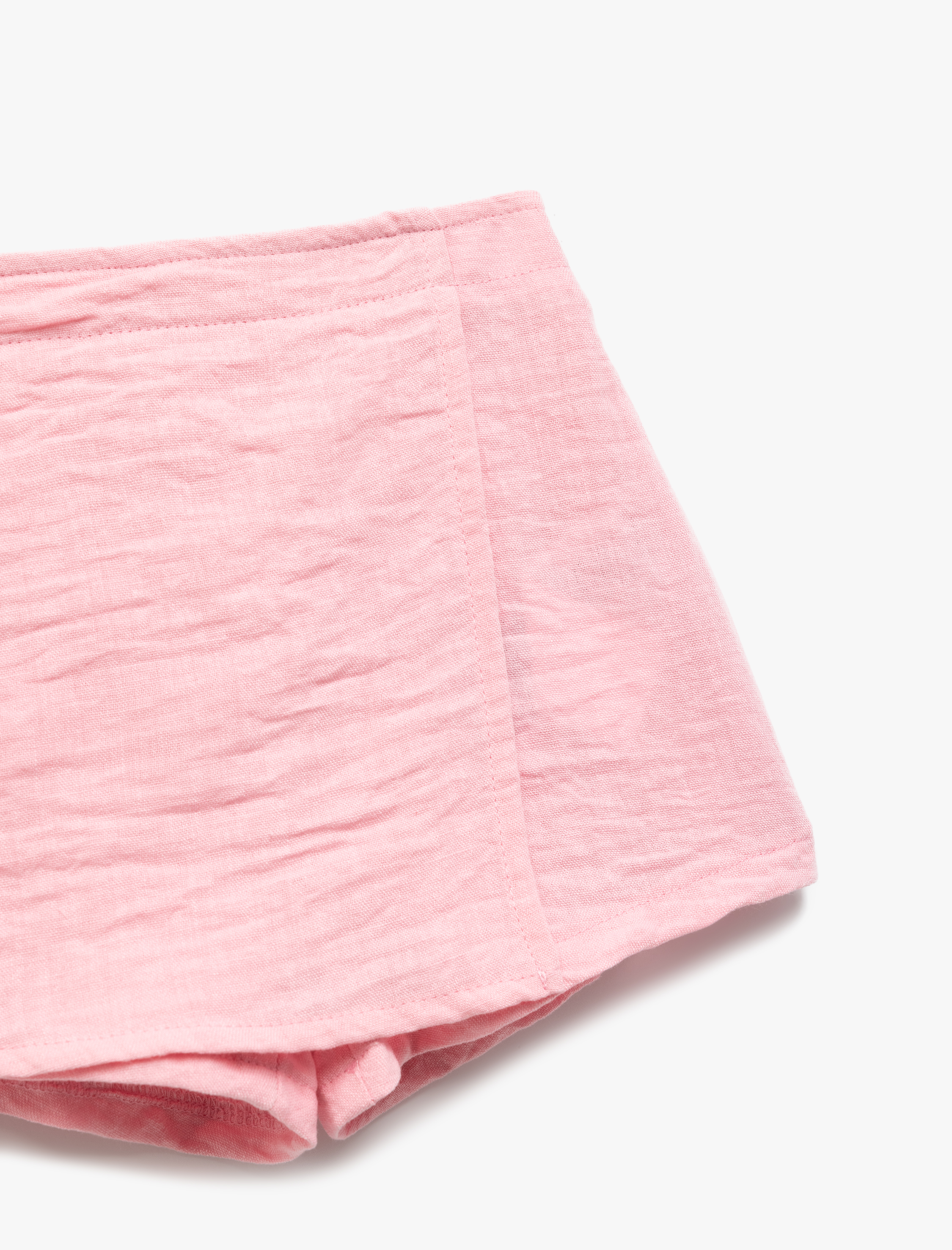  Kız Bebek Beli Lastikli Şort Etek