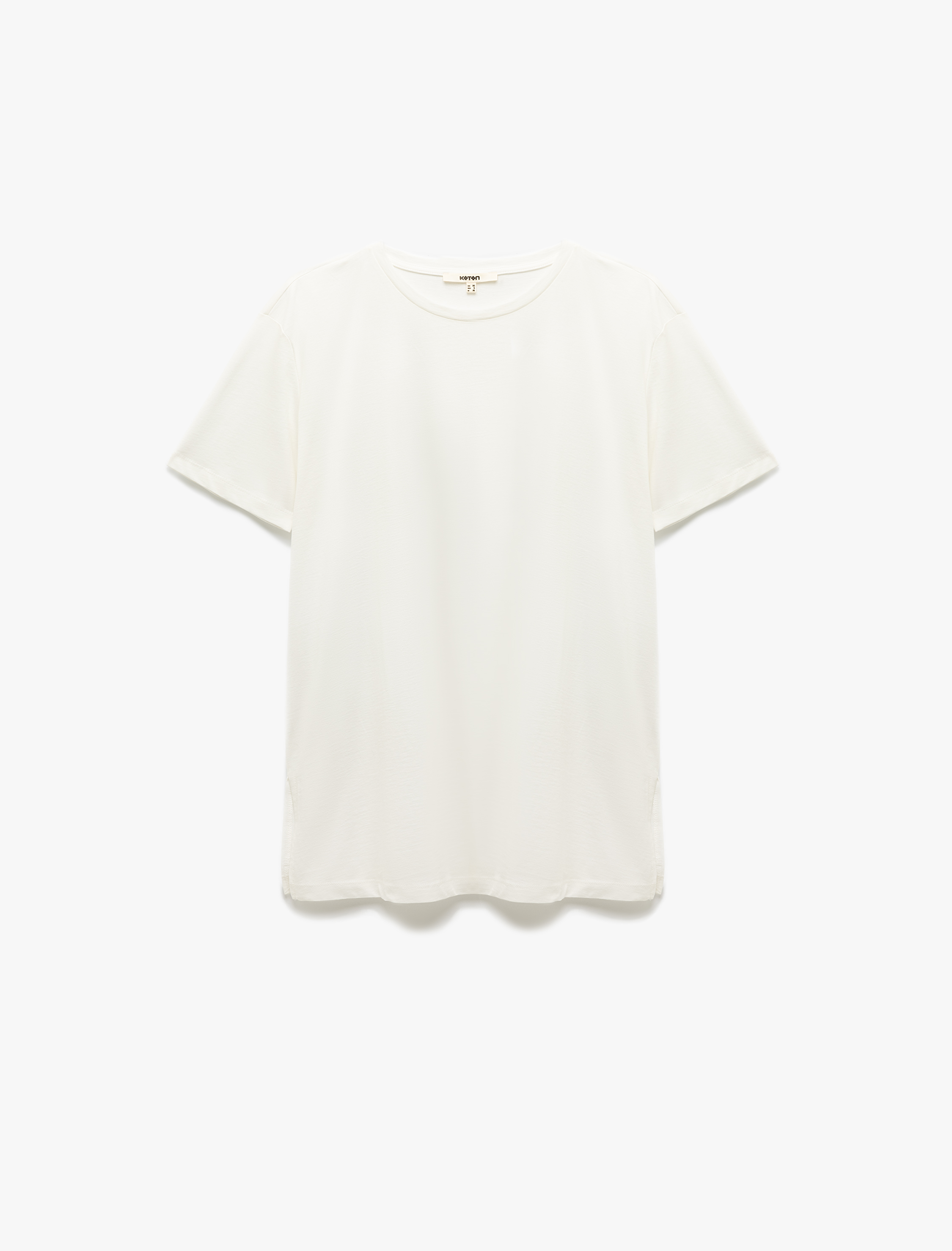   Regular Fit Pamuklu Kısa Kollu Bisiklet Yaka Basic Tişört