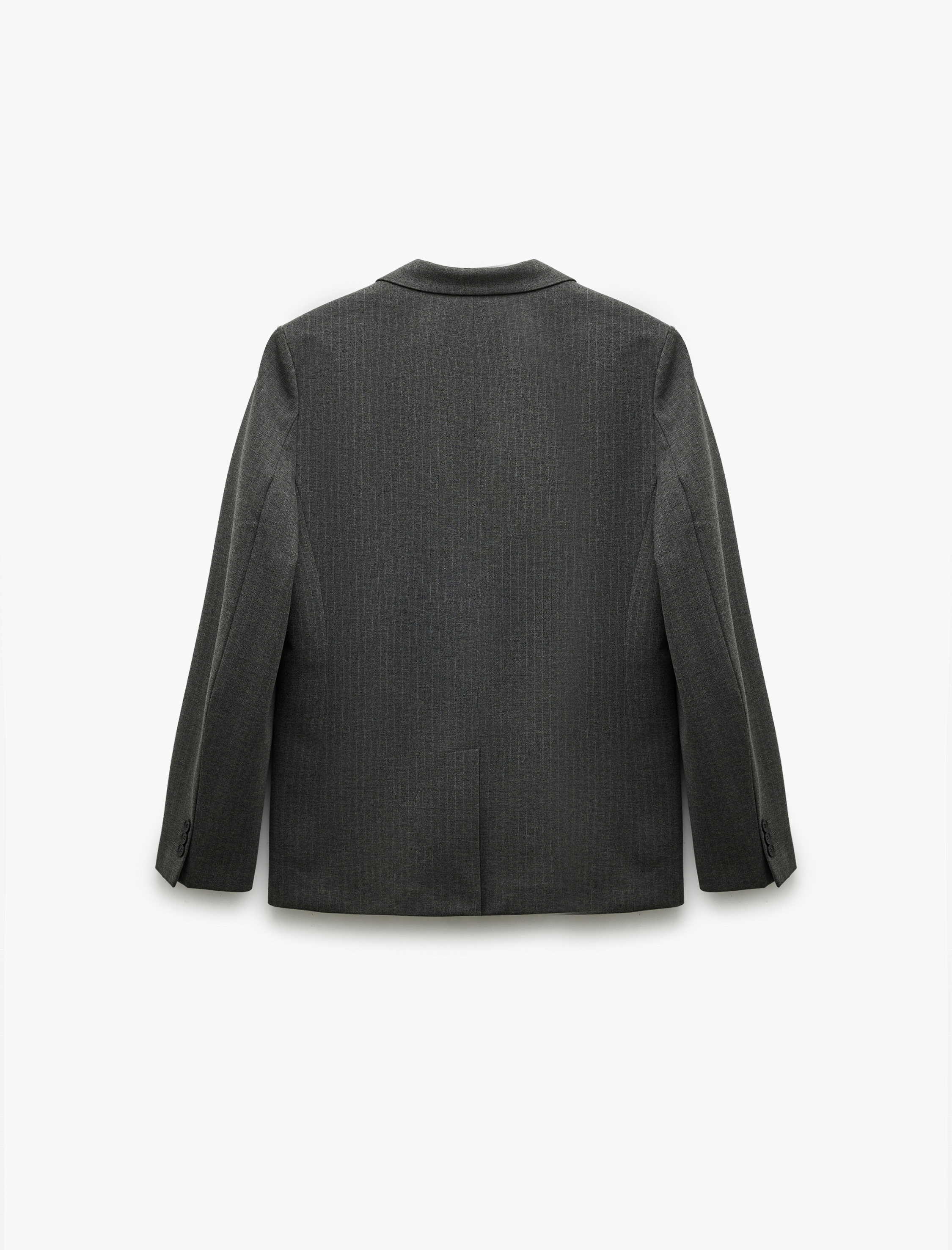   Viskon Karışımlı Uzun Kollu Blazer Ceket