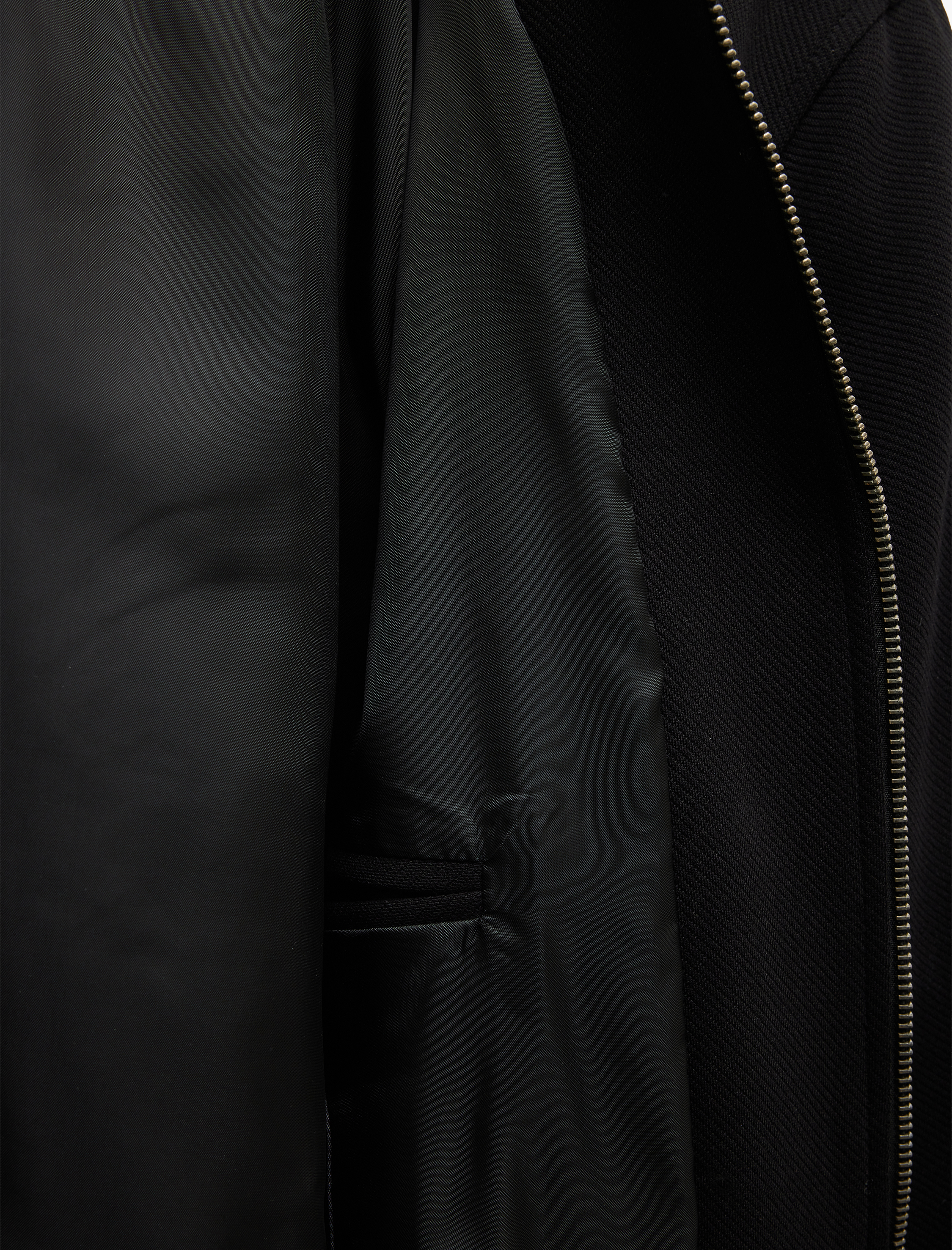   Uzun Kollu Gömlek Yaka Basic Kaşe Ceket