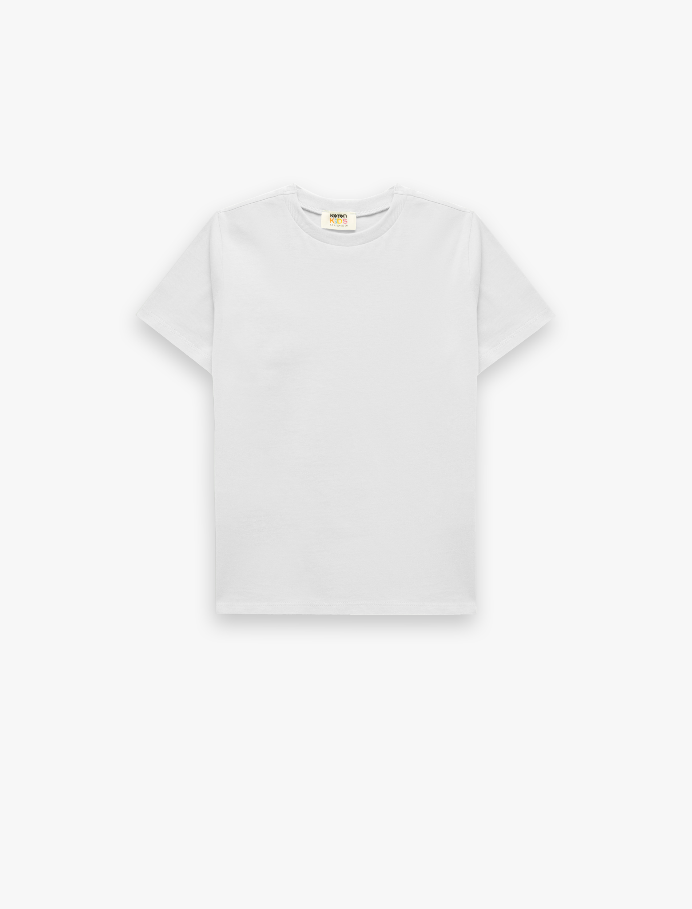  Erkek Çocuk Pamuklu Kısa Kollu Bisiklet Yaka Basic Tişört Seti