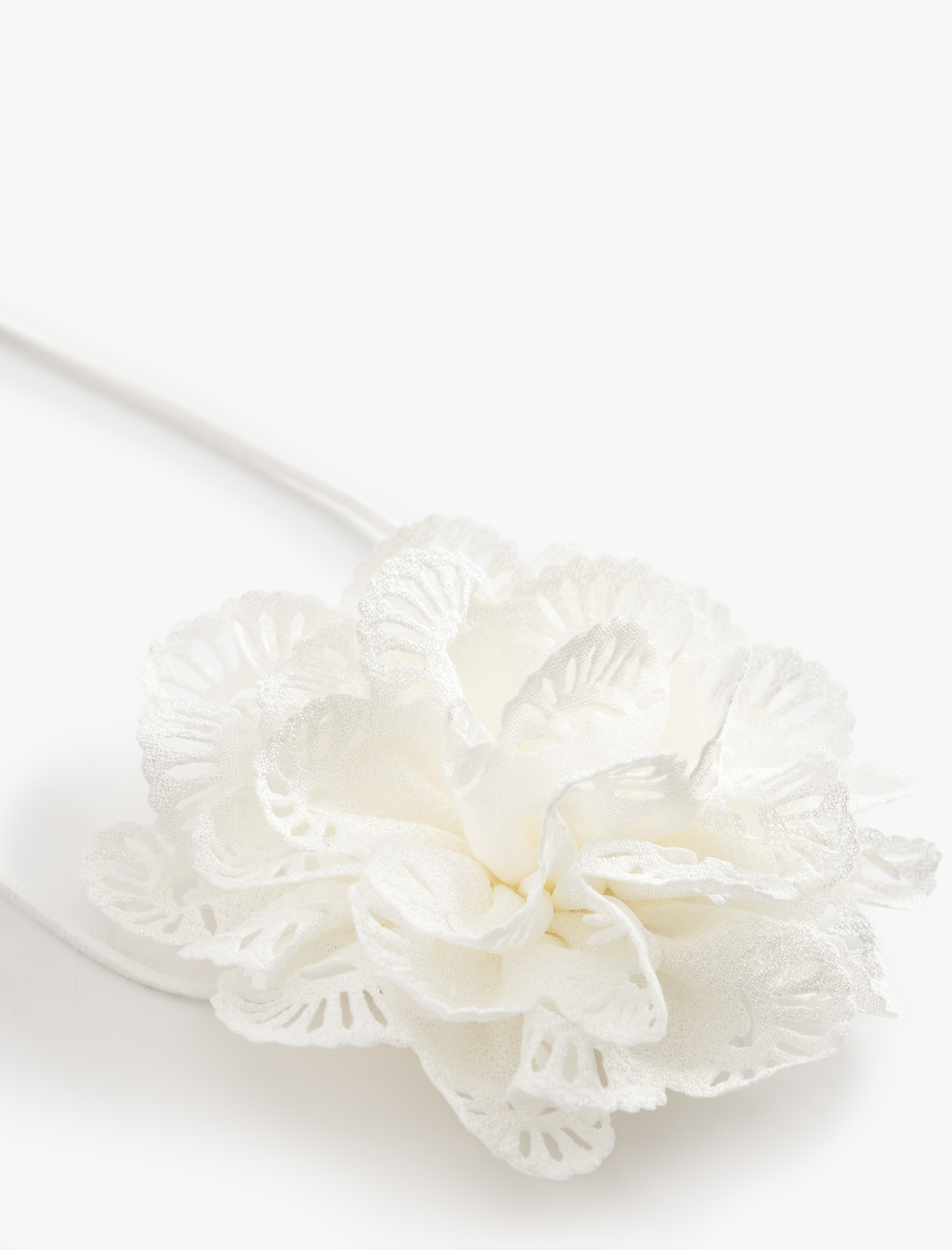  Kadın Çiçek Detaylı Choker Kolye