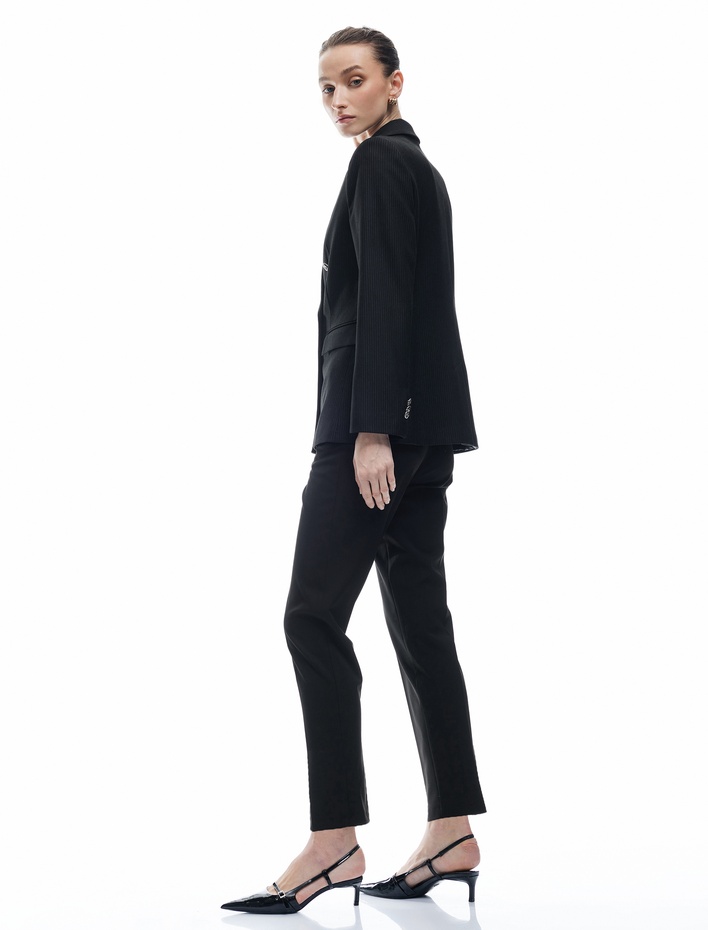 Slim Fit Standart Bel Cepli Cigarette Pantolon