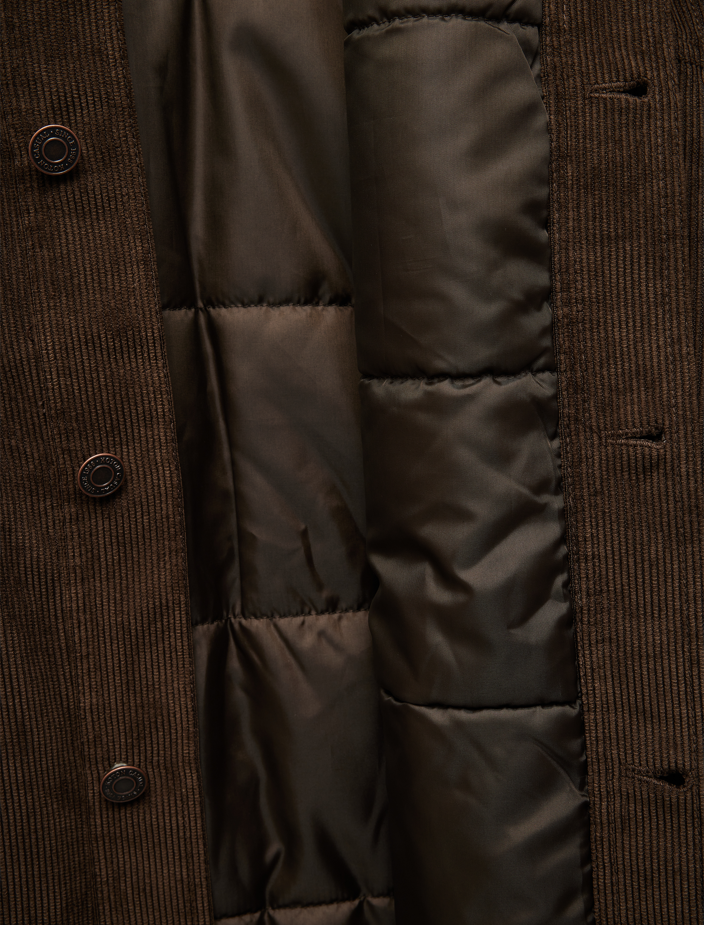 Slim Fit Fitilli Kadife Ceket Peluş Yaka