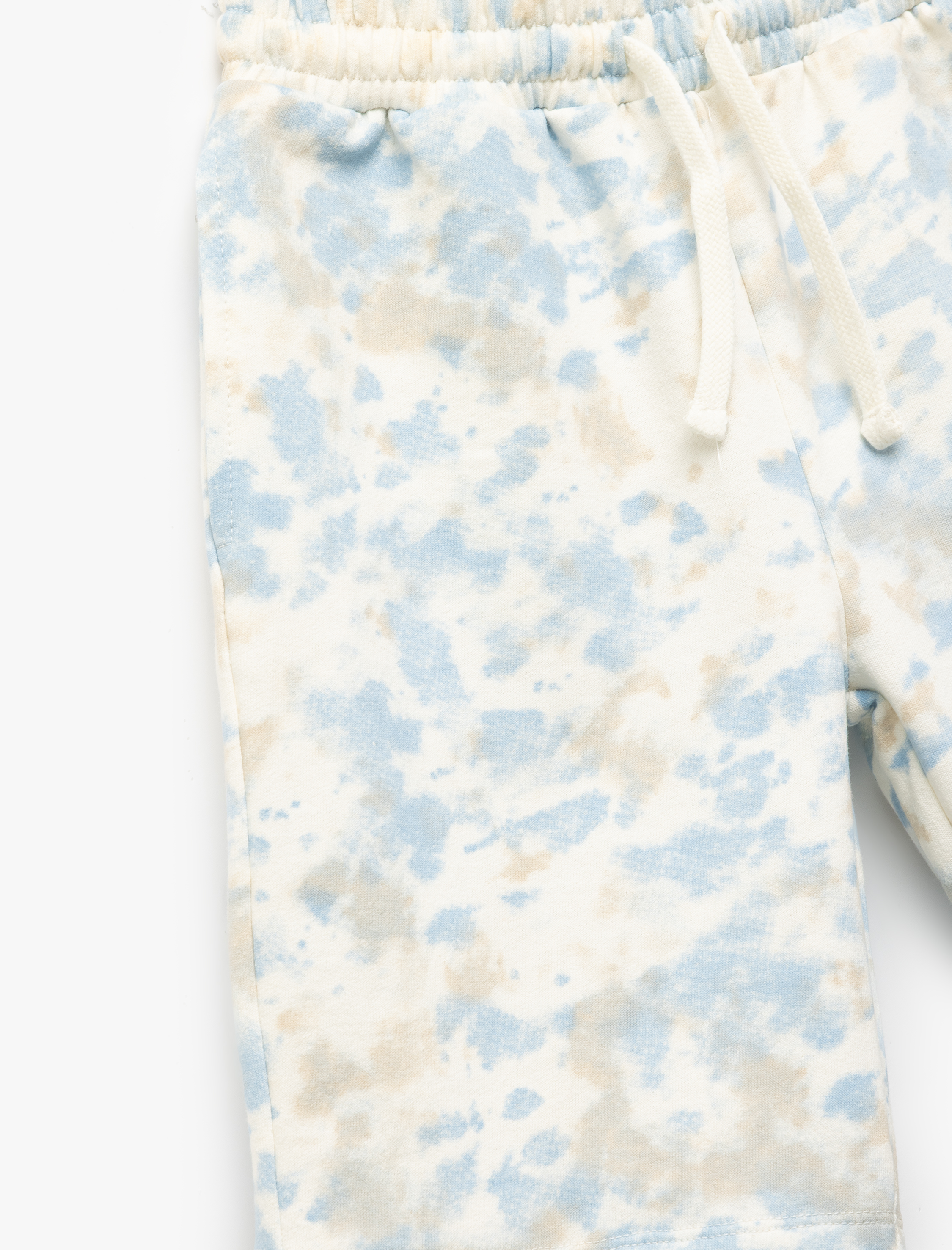  Erkek Çocuk Desenli Beli Bağlamalı Pamuklu Şort