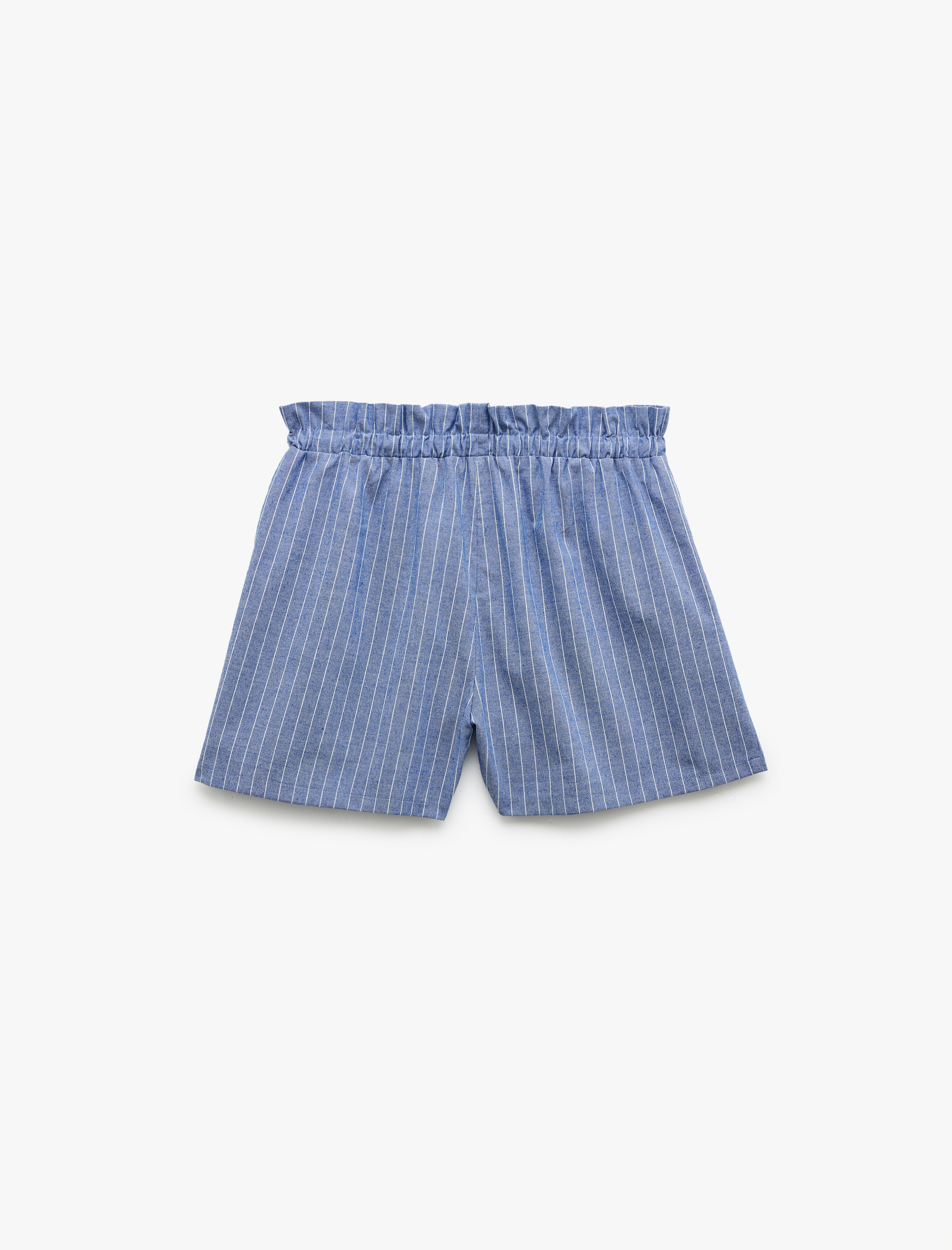 Viskon Karışımlı Beli Bağcıklı Mini Boxer Şort