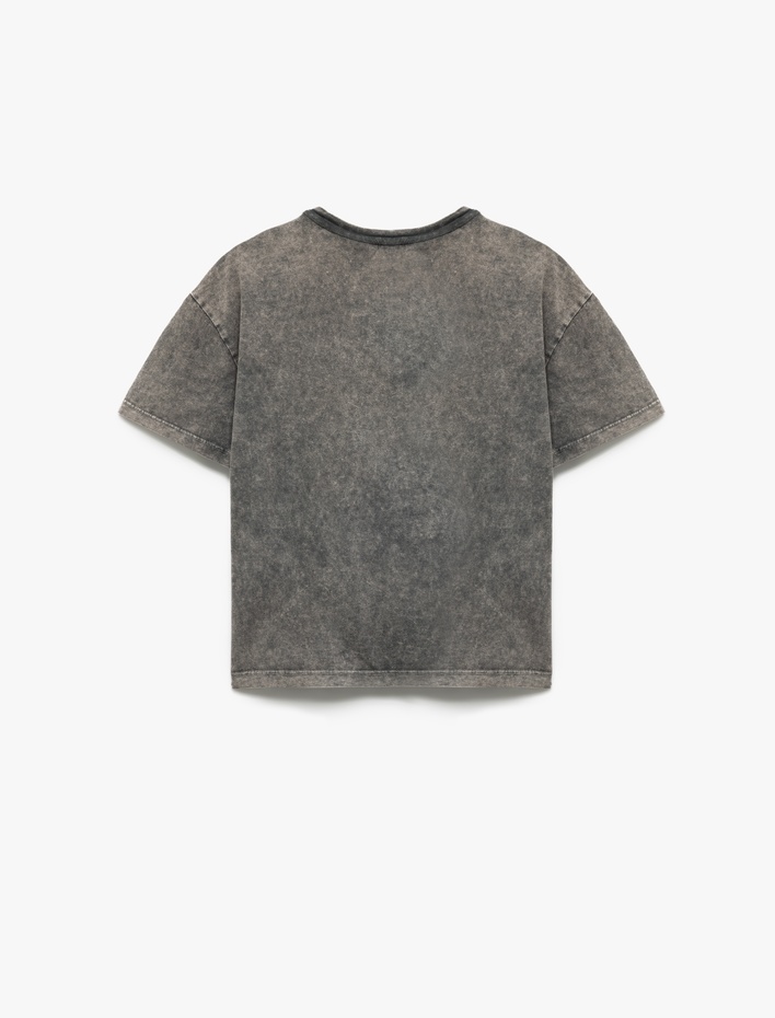 Kız Çocuk Lisanslı Lola Bunny Baskılı Kısa Kollu Pamuklu Tişört