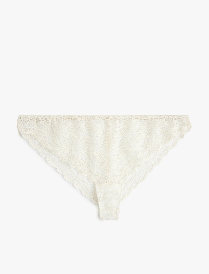   Transparan Brazilian Dantelli Külot