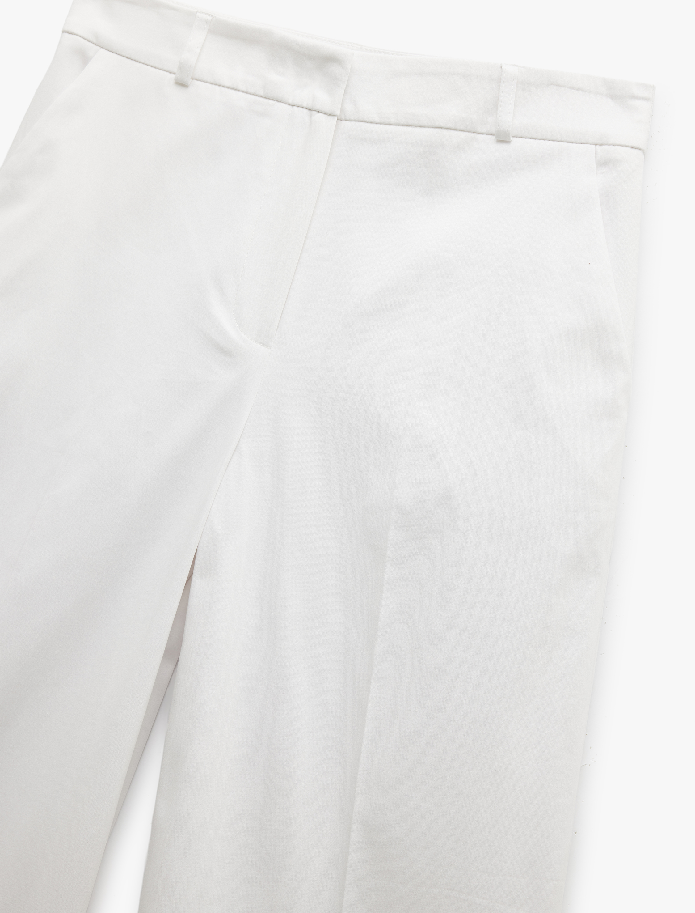 Koton X Sima Tarkan - Pamuklu Cepli Düz Geniş Paça Pantolon