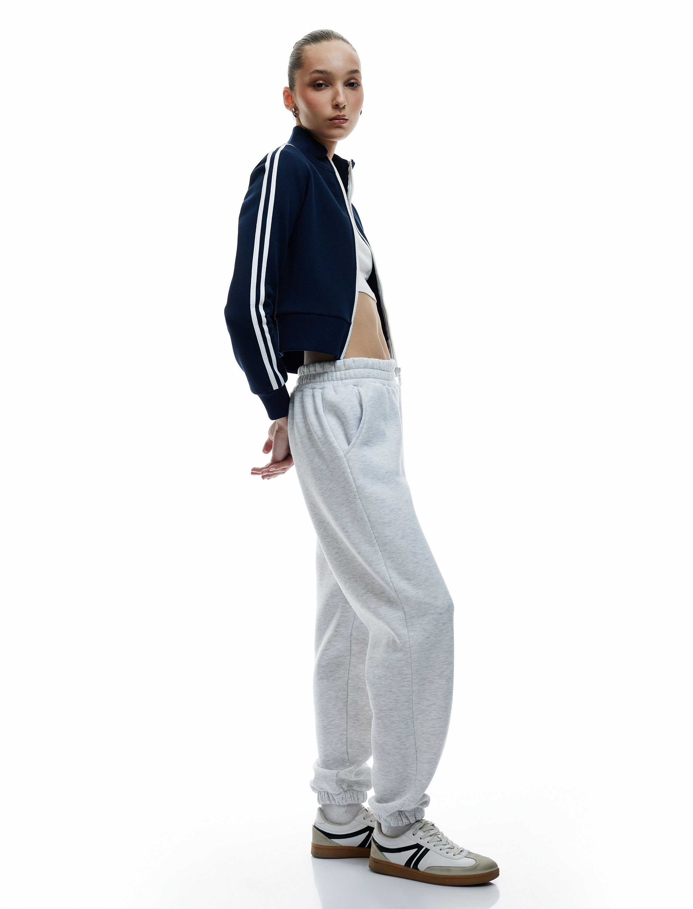   Üç İplik Şardonlu Cepli Jogger Eşofman Altı