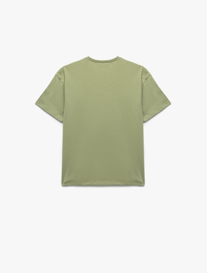 Erkek Çocuk Pamuklu Baskılı Bisiklet Yaka Kısa Kollu Tişört