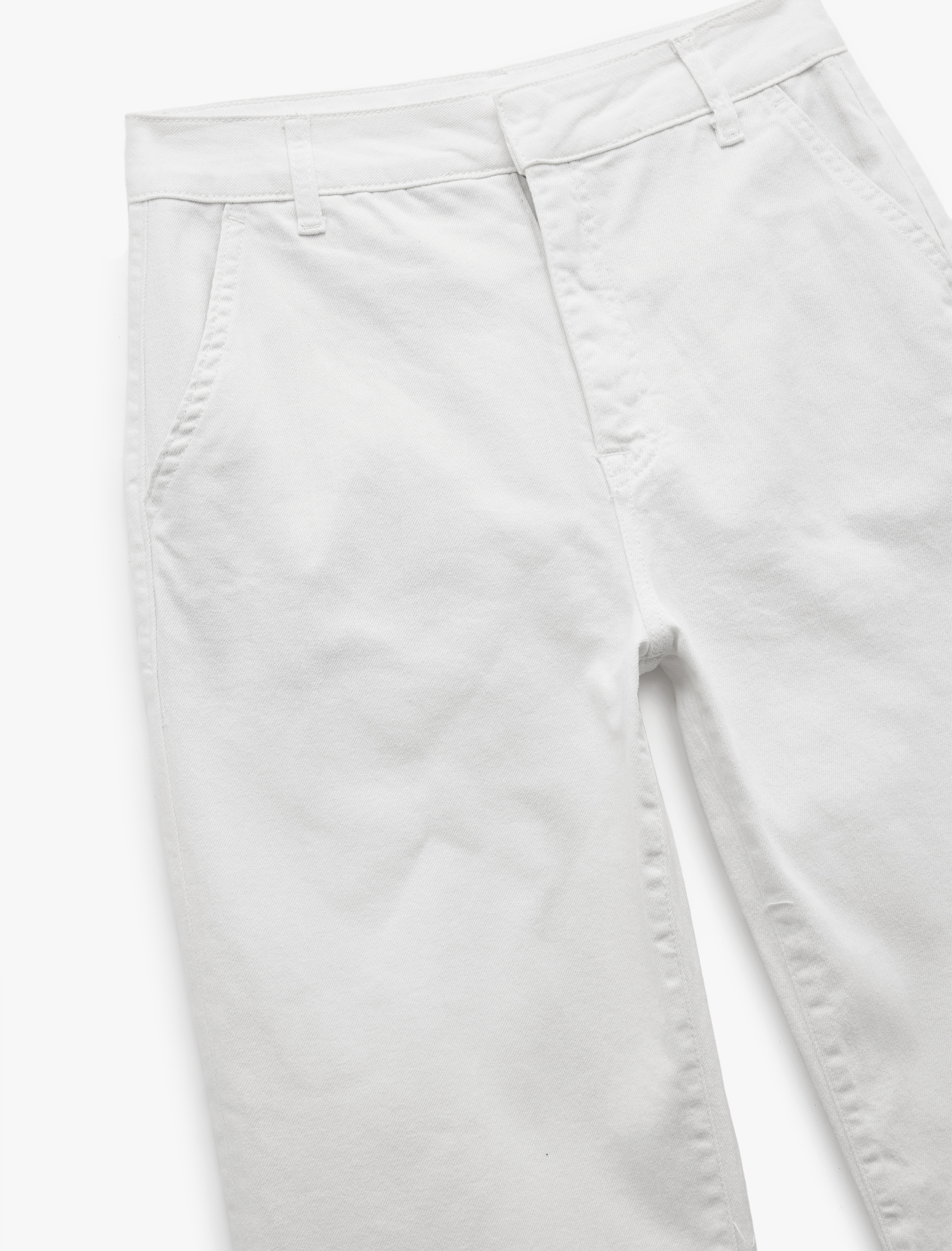   Yüksek Bel Geniş Paça Pamuklu Pantolon - Wide Leg Jeans