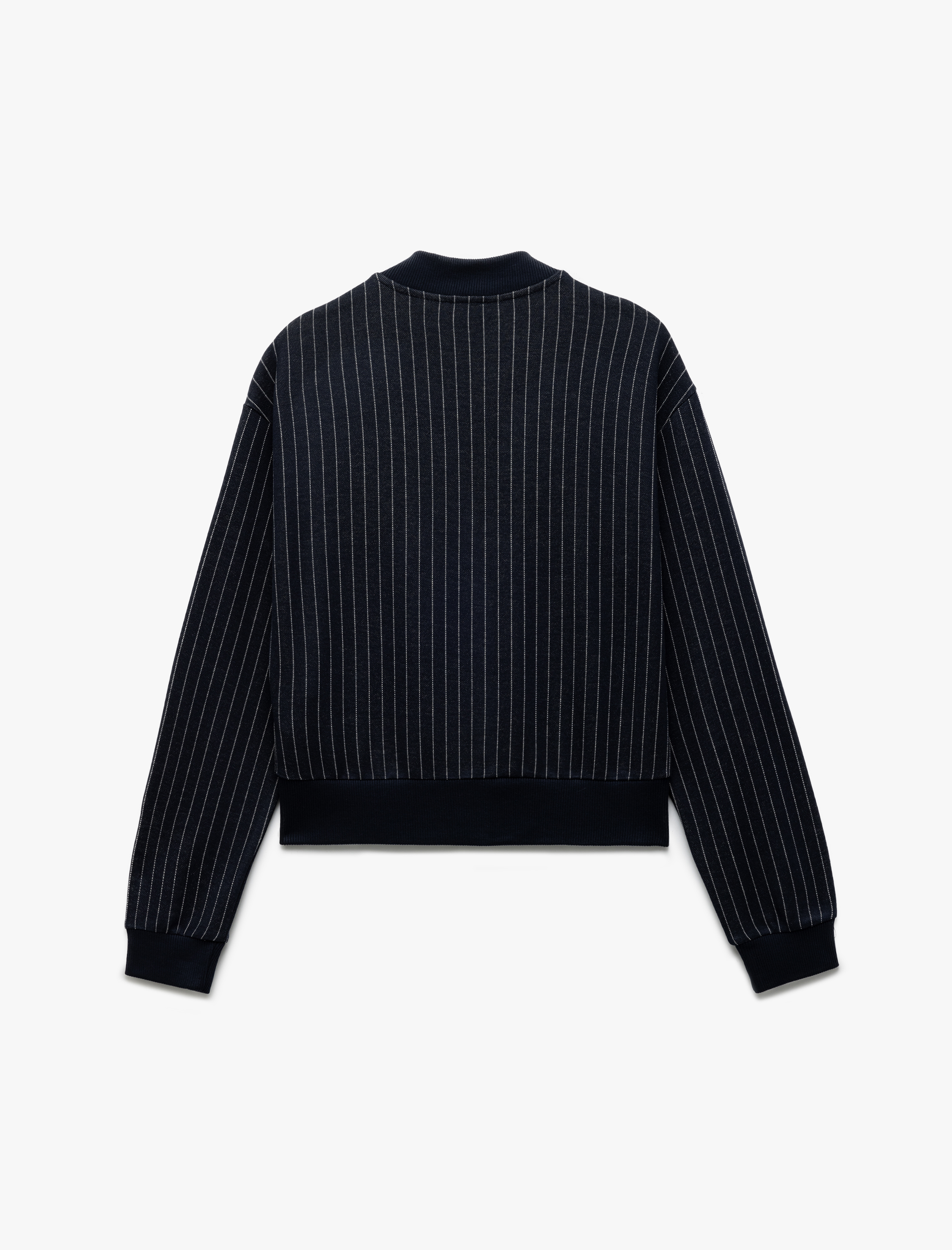  Kız Çocuk Uzun Kollu Çıtçıt Kapamalı Viskon Kumaş Çizgili Okul Ceketi