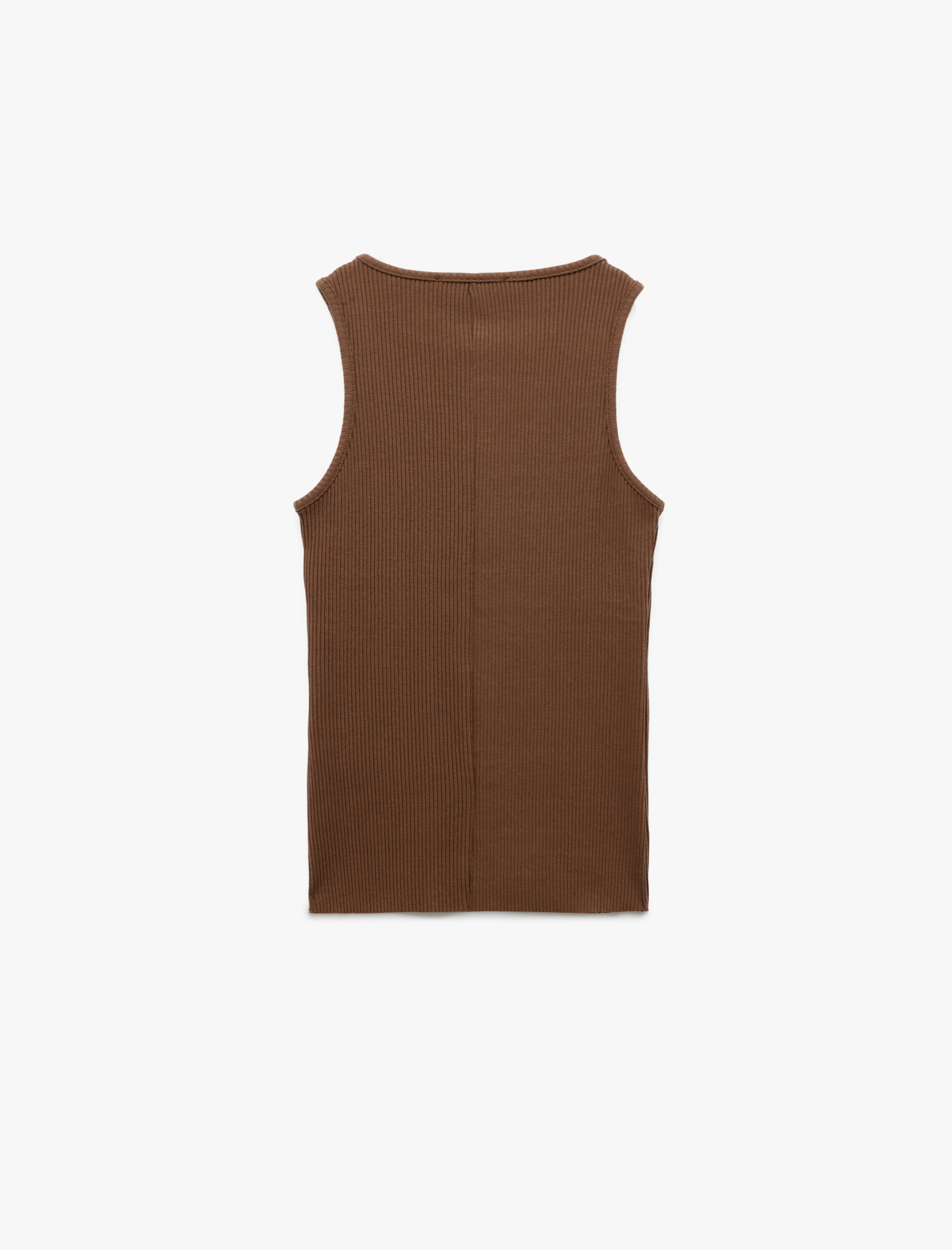   Pamuklu Bisiklet Yaka Fitilli Atlet