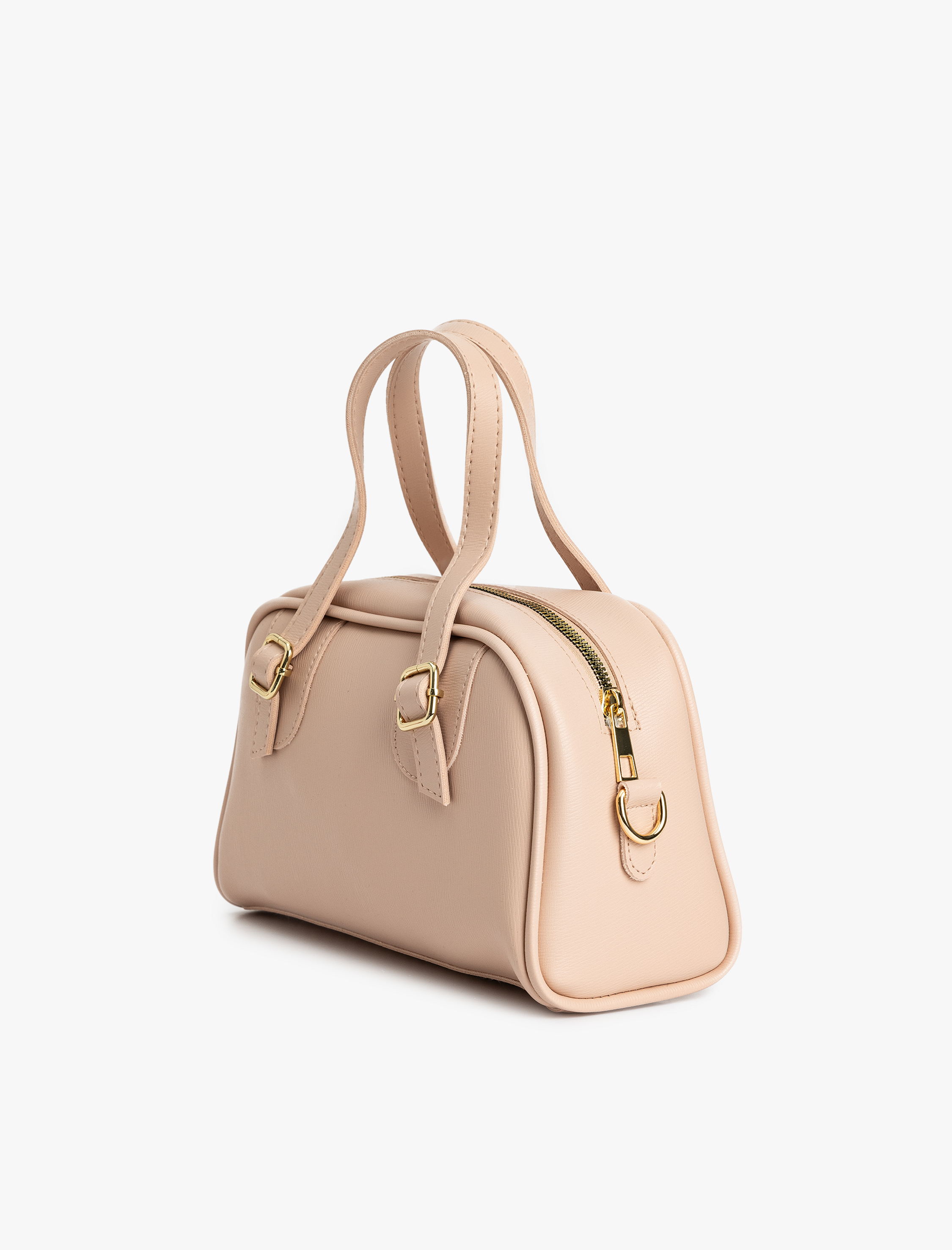  Kadın Suni Deri Fermuarlı Askılı Saplı Omuz Çantası