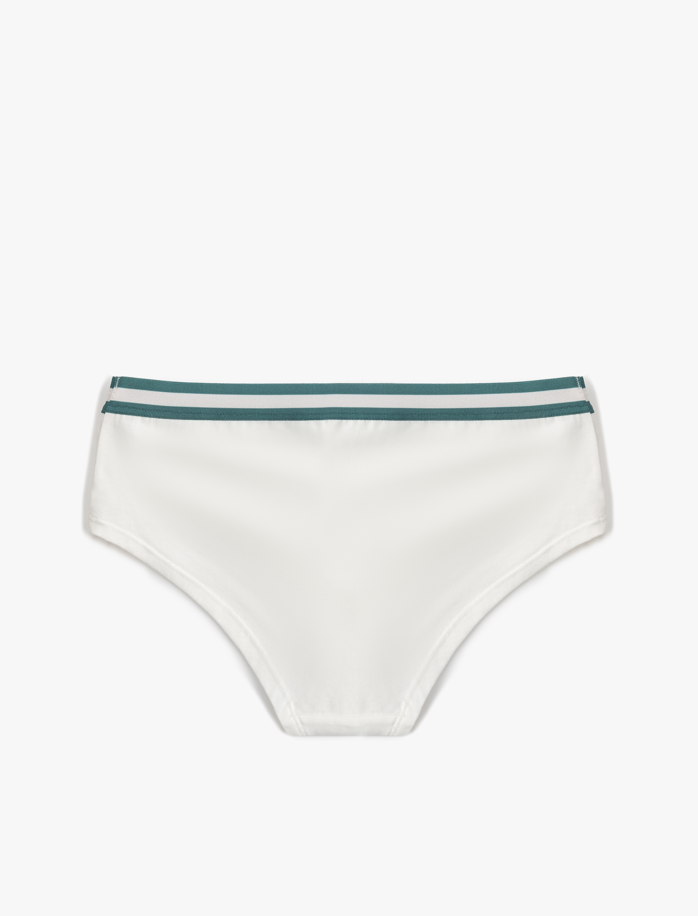   Baskılı Çizgili Yüksek Bel Hipster Pamuklu Külot