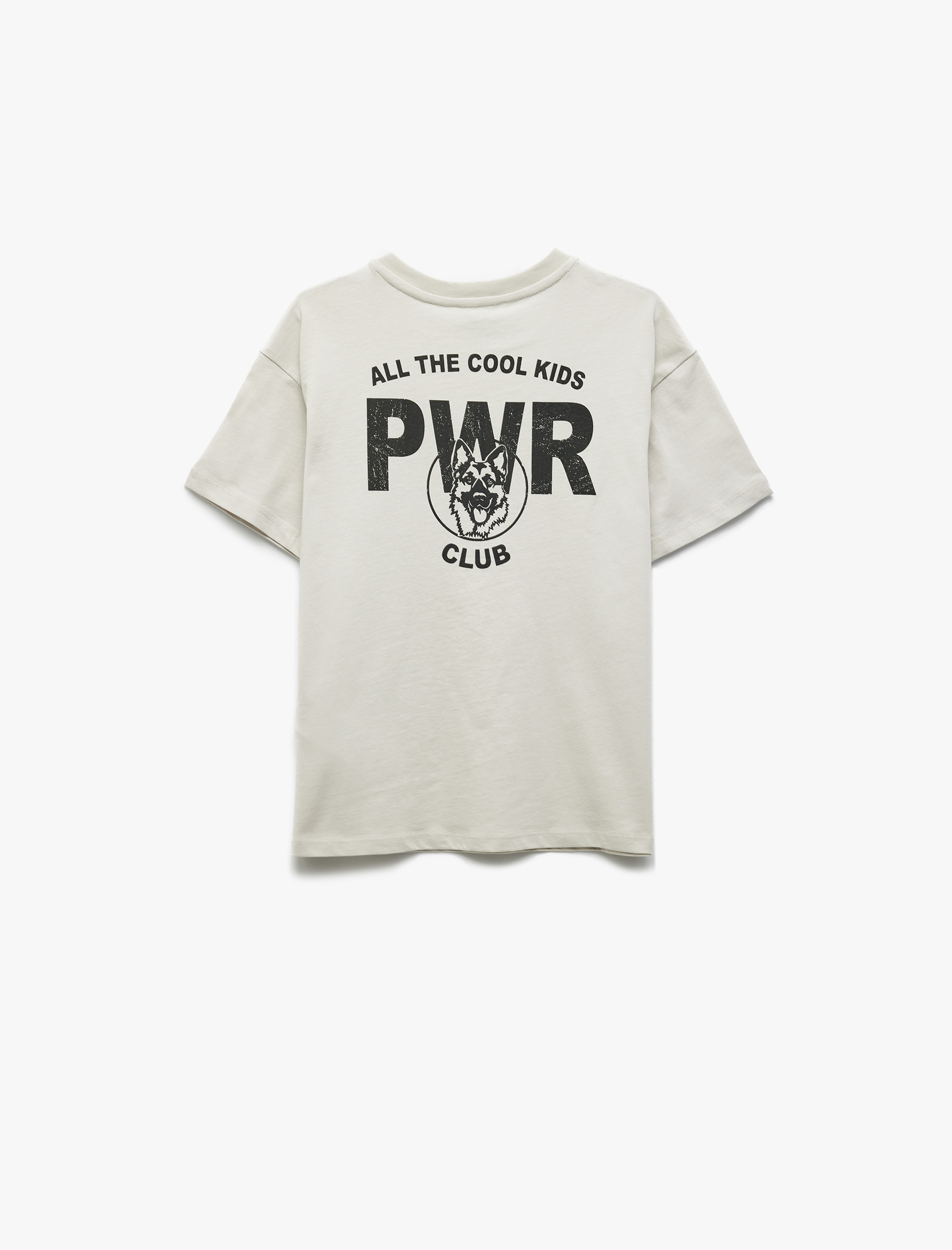  Erkek Çocuk Baskılı Bisiklet Yaka Kısa Kollu Pamuklu Tişört