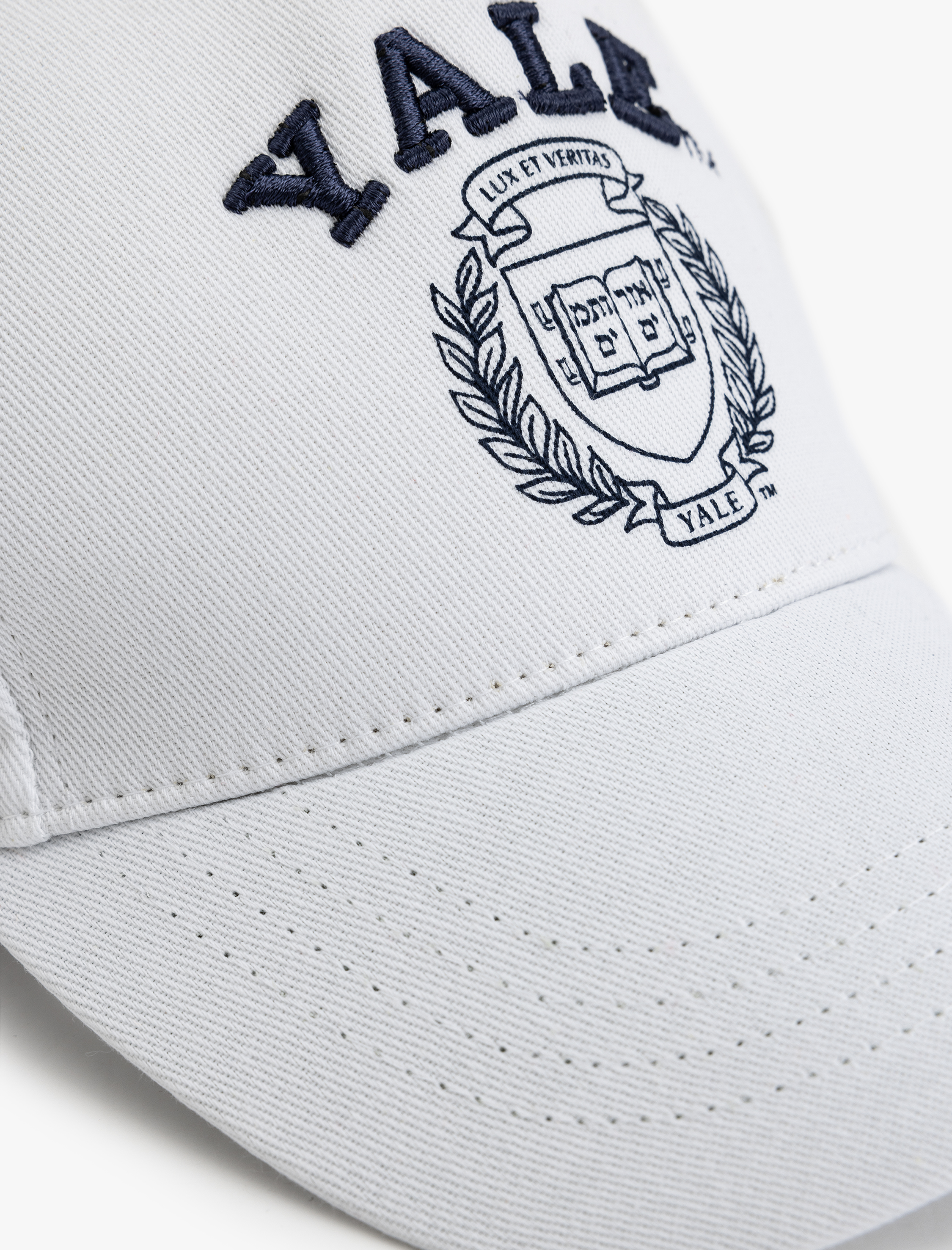  Erkek Lisanslı Pamuklu İşlemeli Yale Kep Şapka