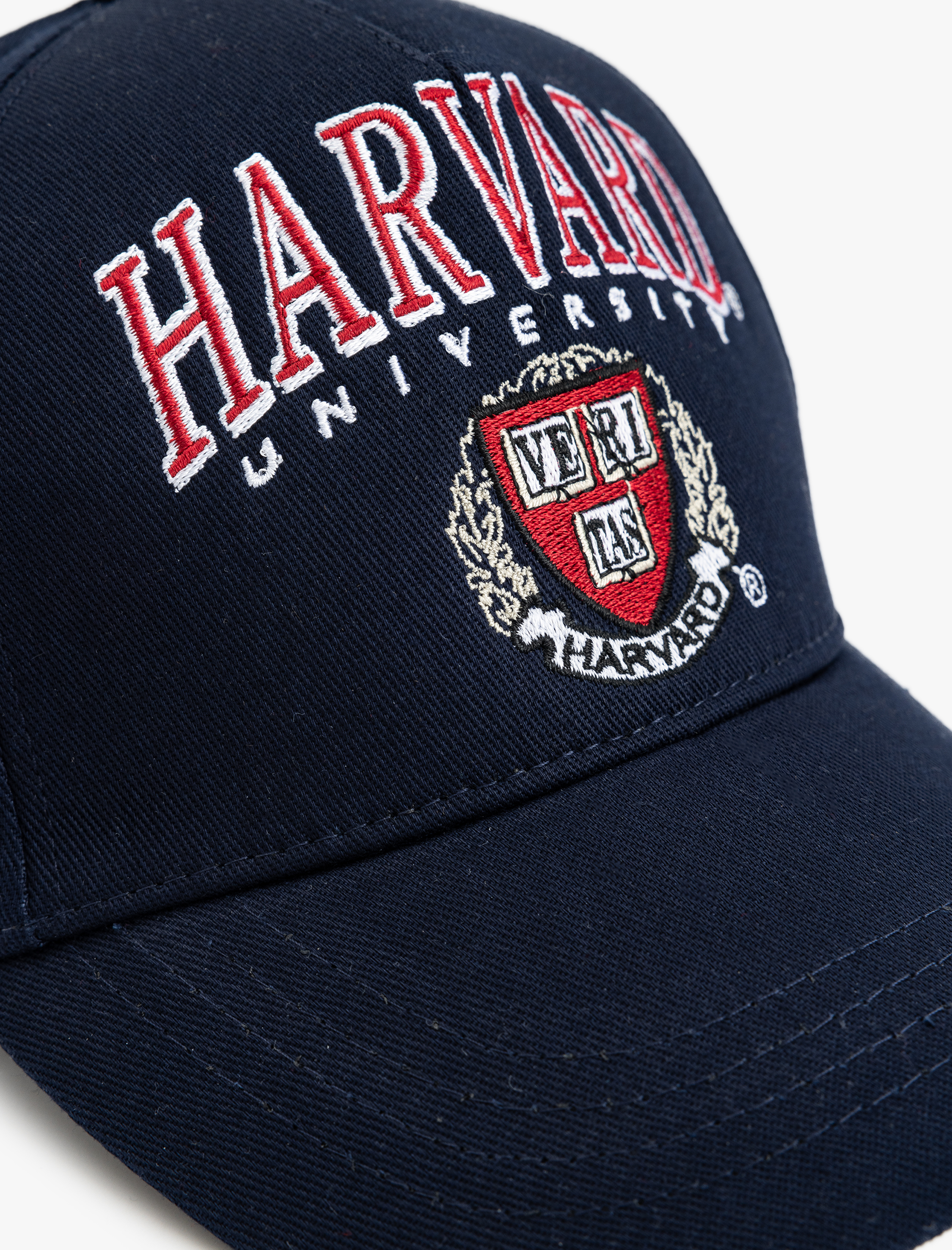  Erkek Lisanslı Pamuklu İşlemeli Harvard Kep Şapka