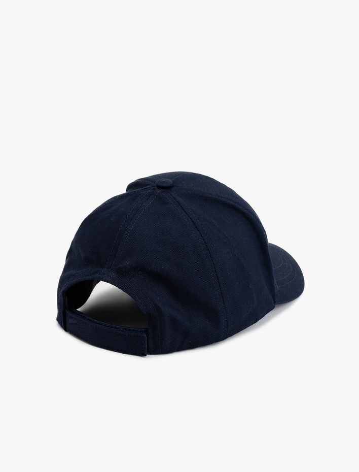 Erkek Lisanslı Pamuklu İşlemeli Harvard Kep Şapka