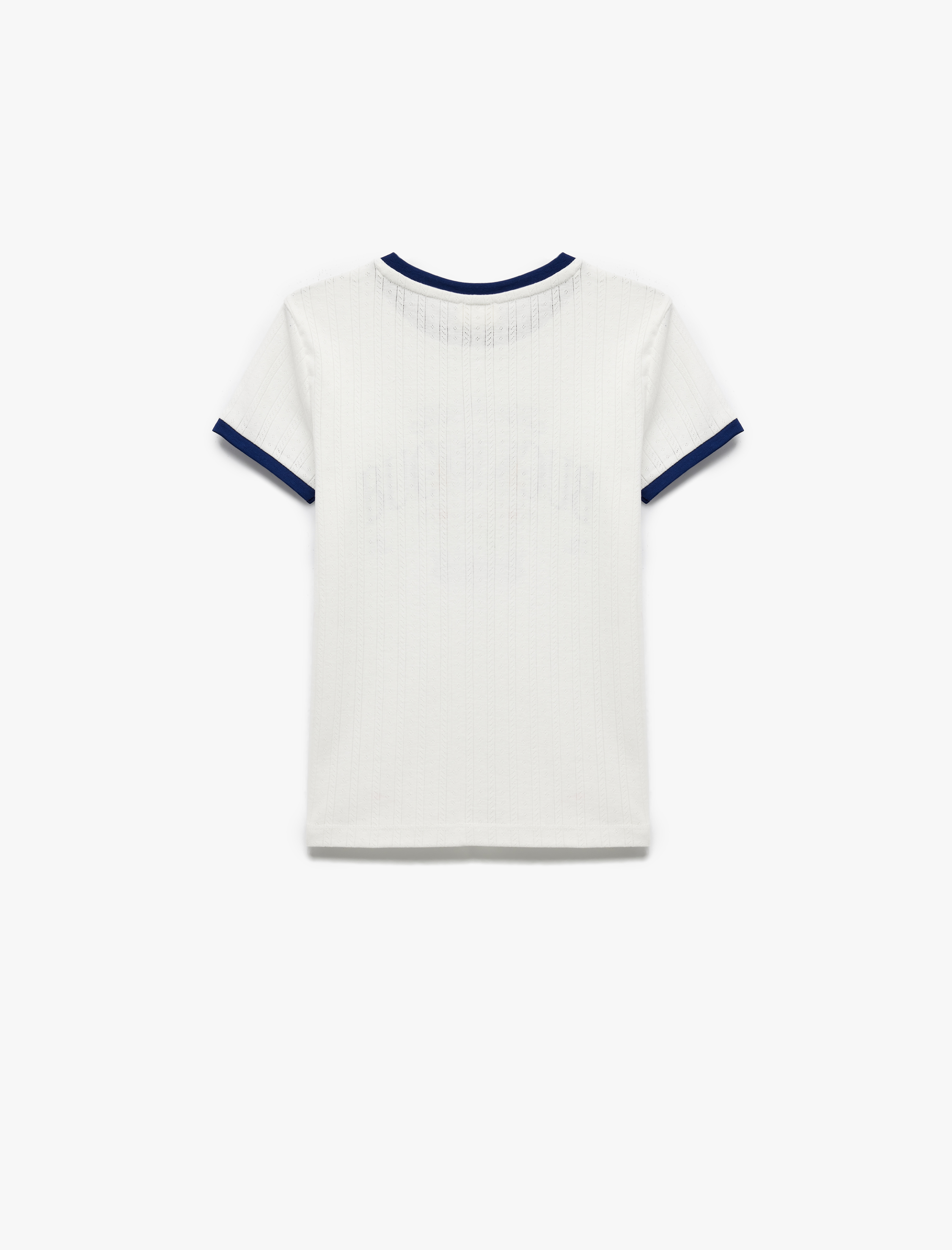  Kız Çocuk Lisanslı Bugs Bunny Baskılı Kısa Kollu Bisiklet Yaka Crop Tişört