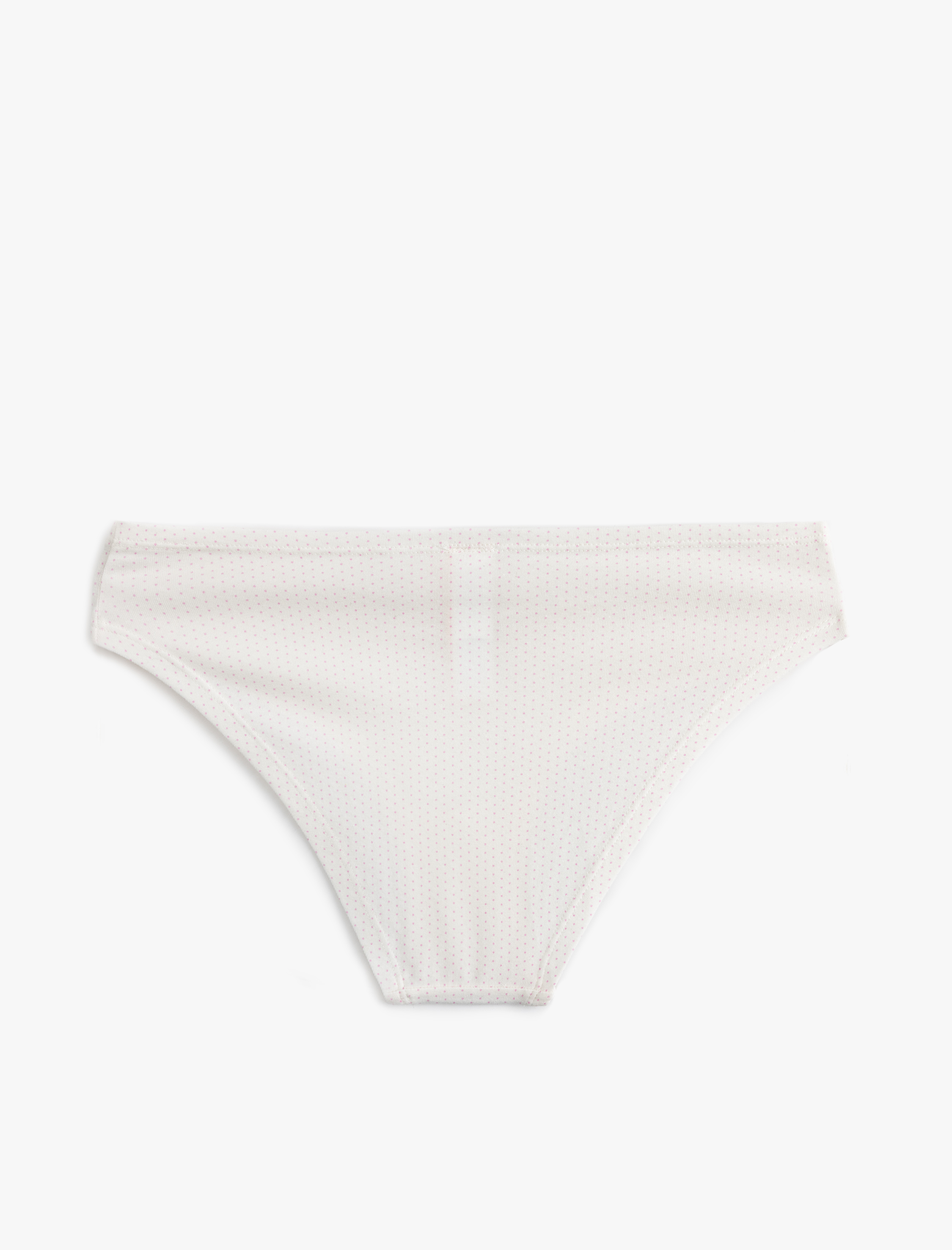   Pamuklu Drape Detaylı Fitilli Brazilian Külot