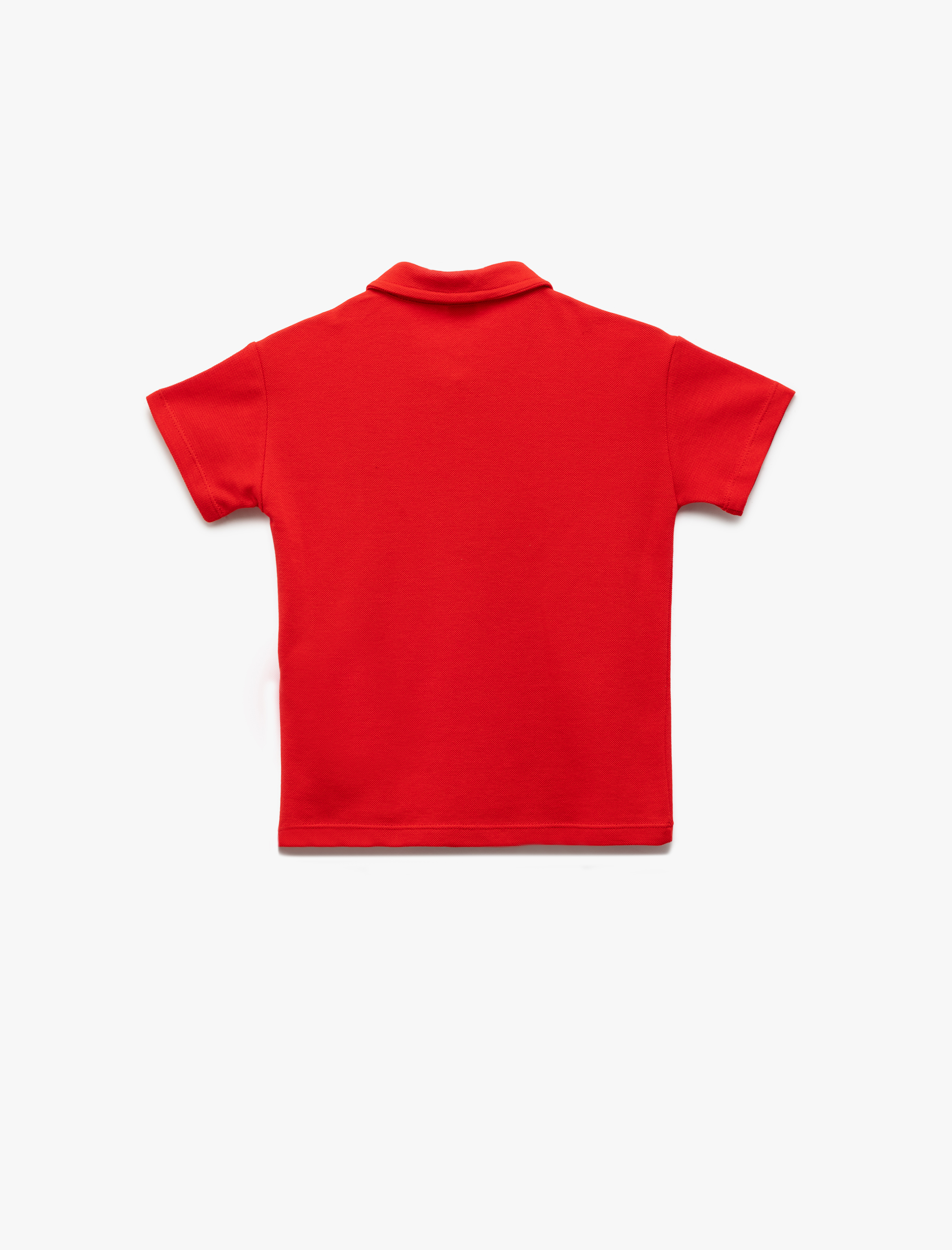  Erkek Bebek Pamuklu Kısa Kollu Polo Yaka Nakışlı Tişört