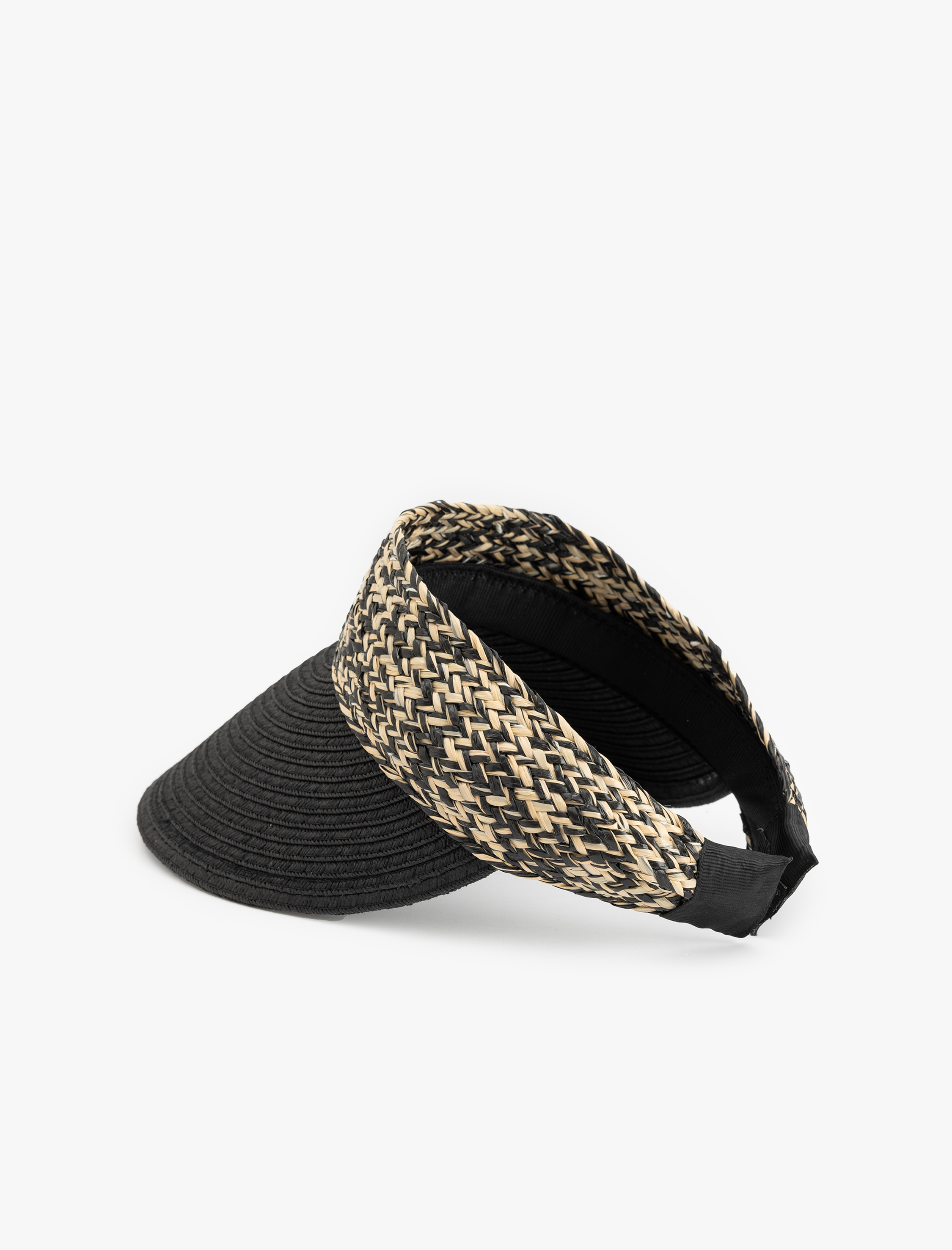  Kadın Hasır Vizör Şapka