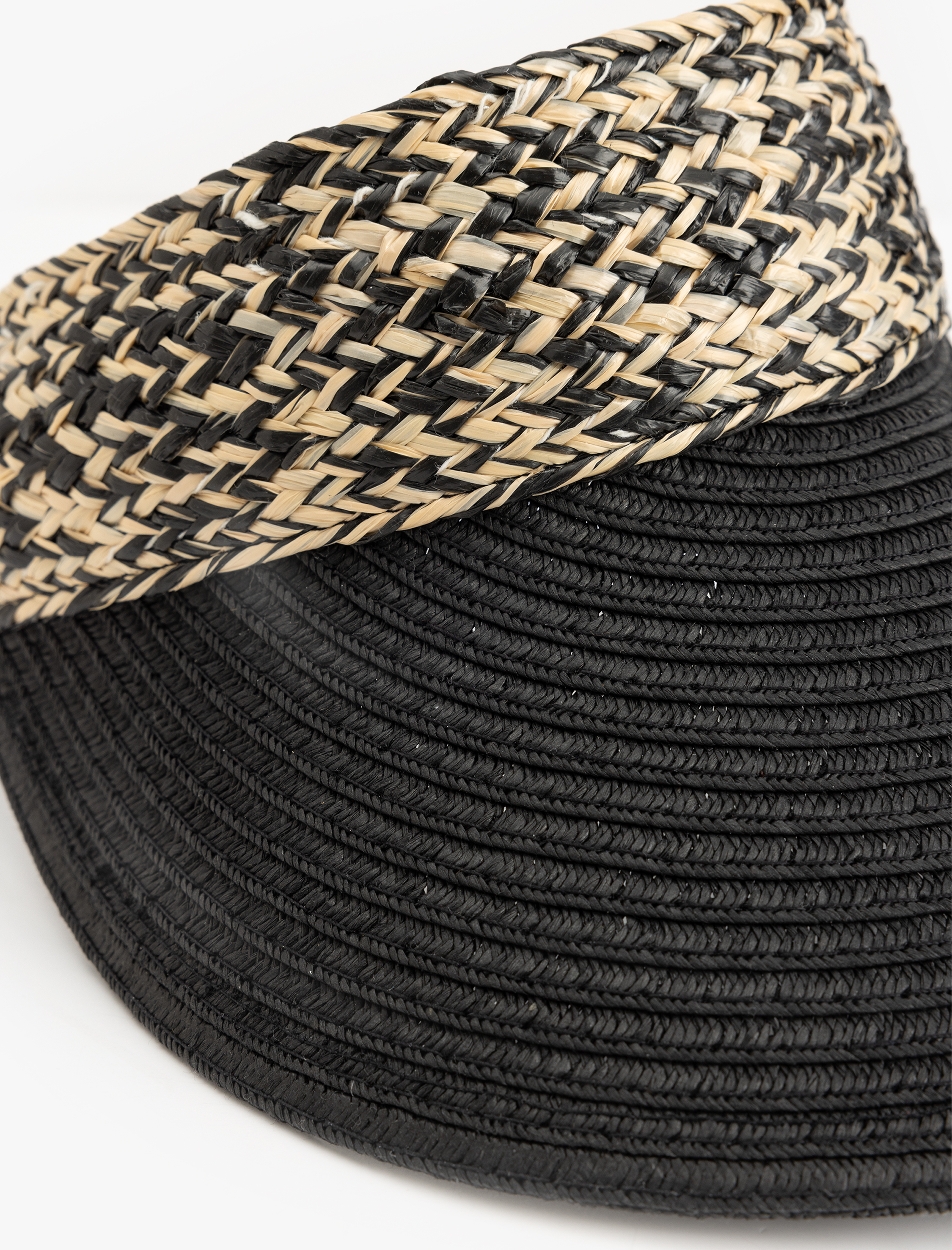  Kadın Hasır Vizör Şapka