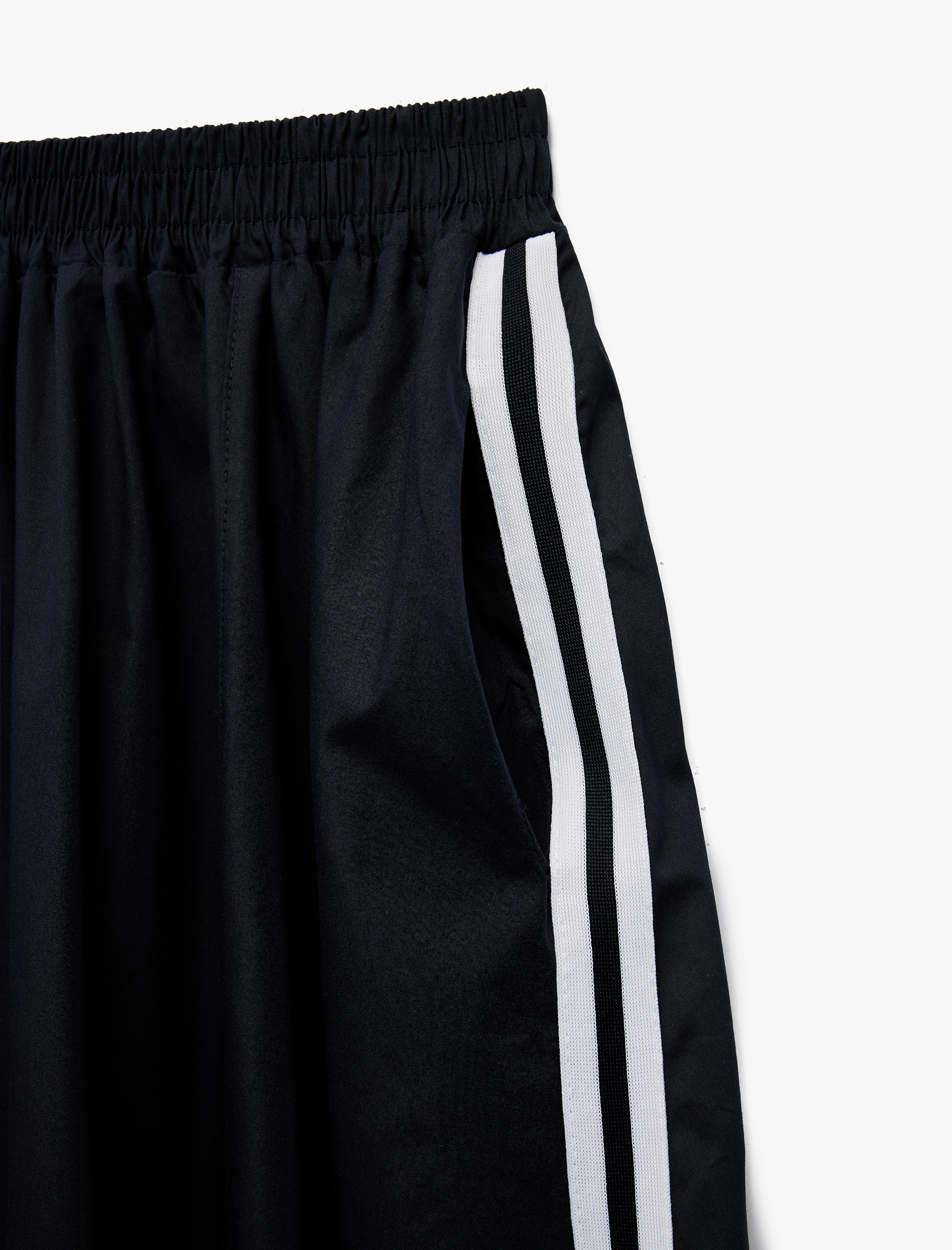   Uzun Kloş Etek Cepli Poplin Standart Bel