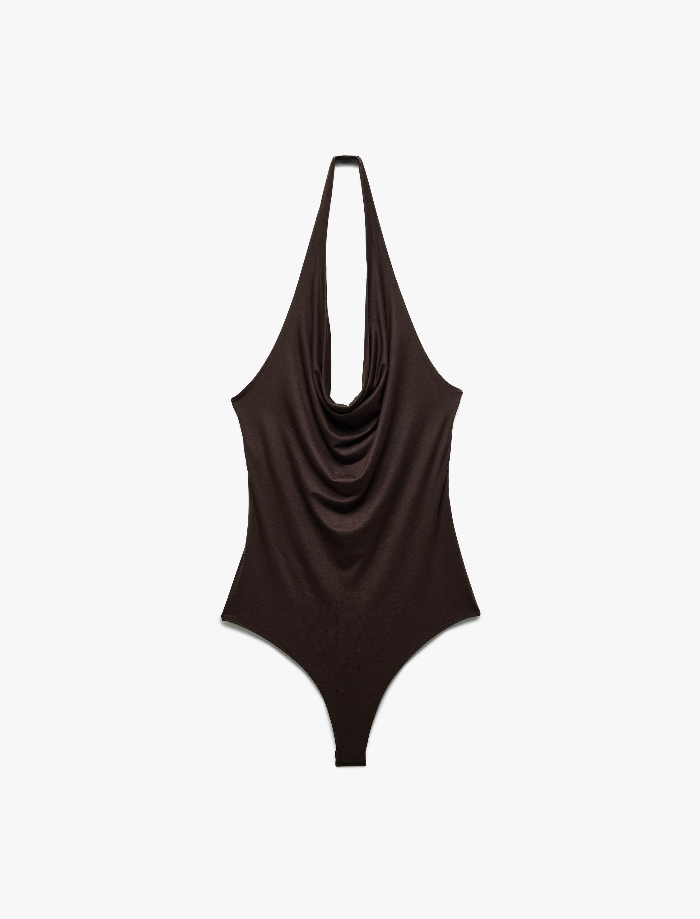 Koton X Sima Tarkan - Viskon Kumaş Kolsuz Sırt Dekolteli Degaje Yaka Bodysuit