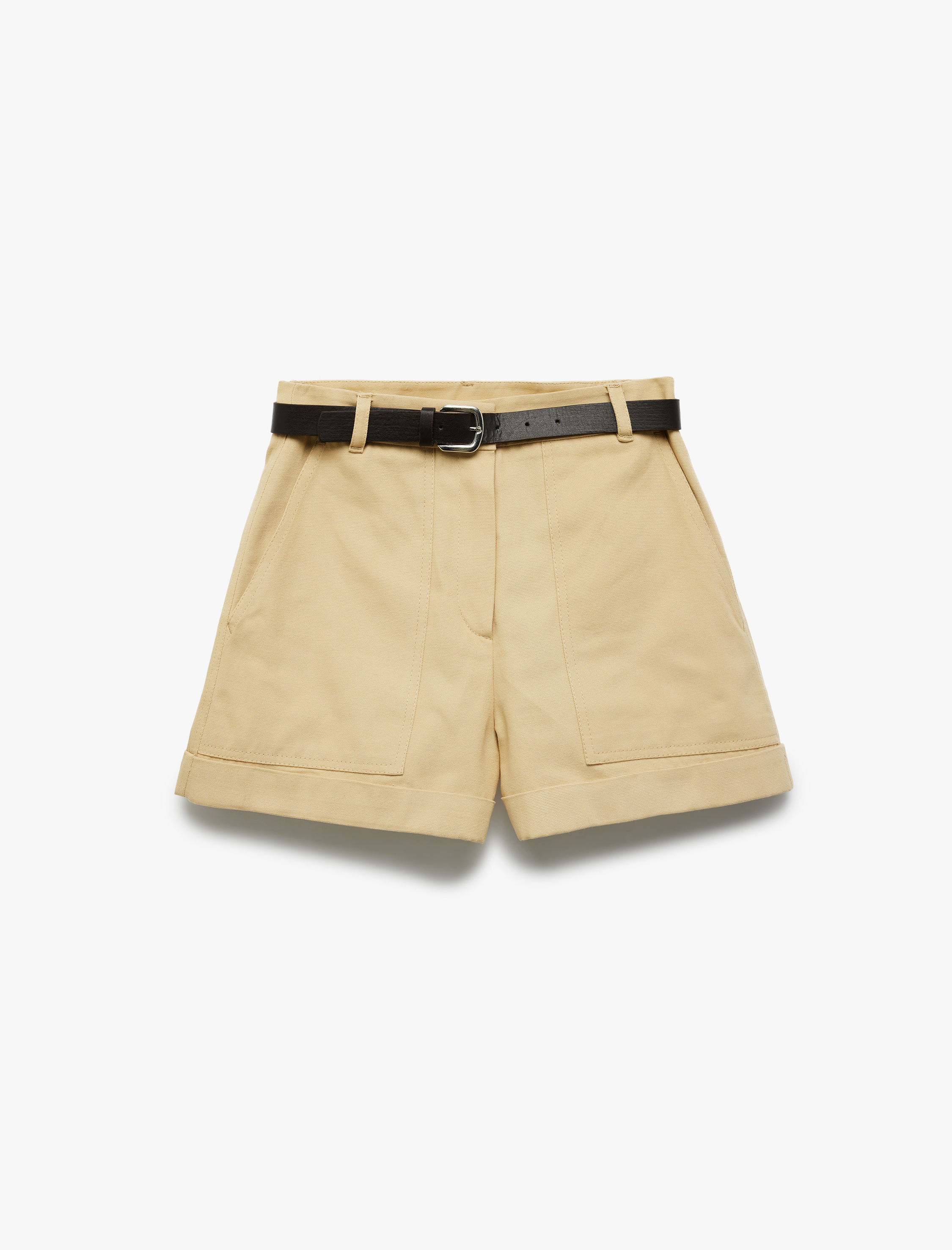 Koton X Sima Tarkan - Pamuklu Normal Bel Kemerli Mini Şort