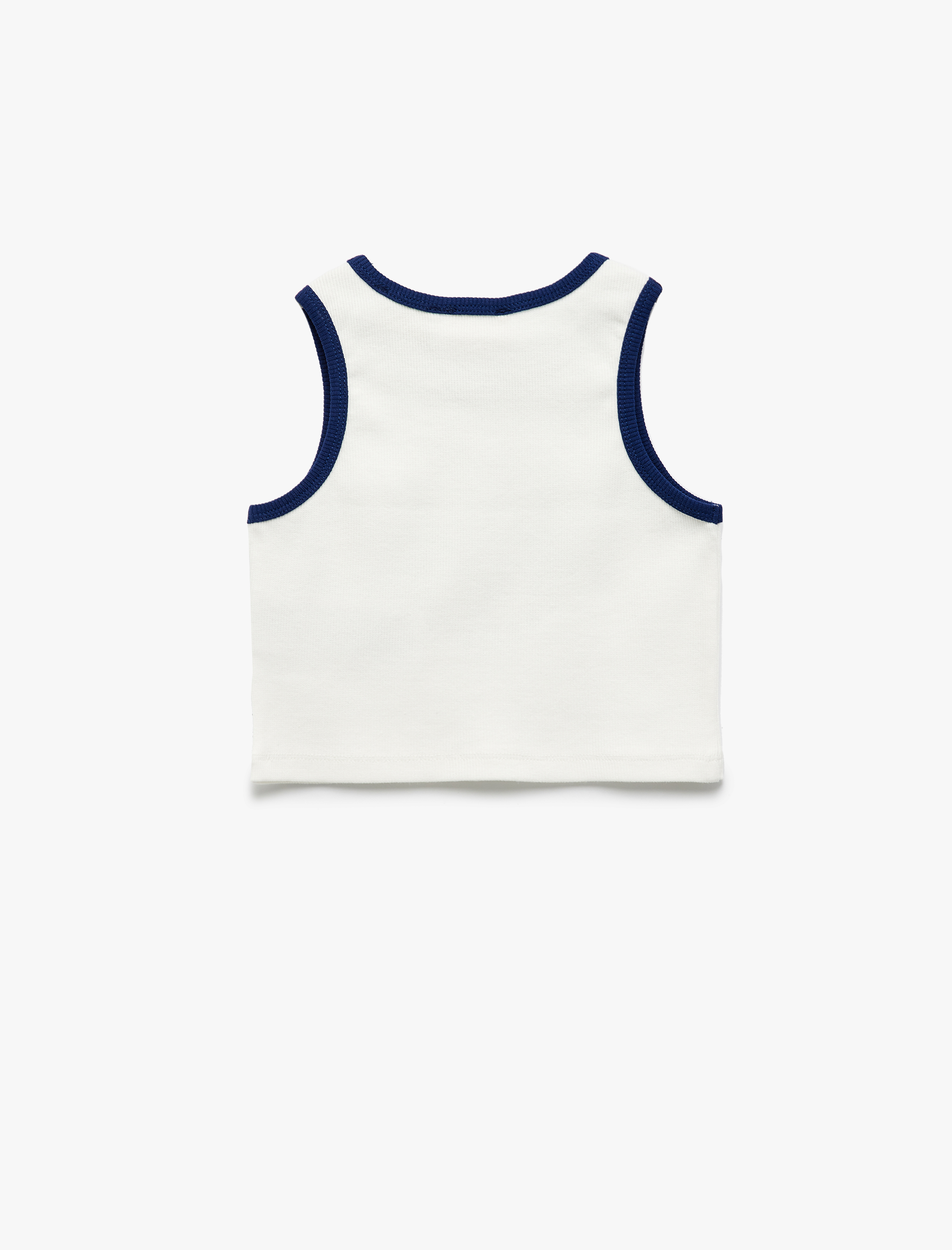  Kız Çocuk Lisanslı Bisiklet Yaka Kolsuz Snoopy Baskılı Crop Atlet