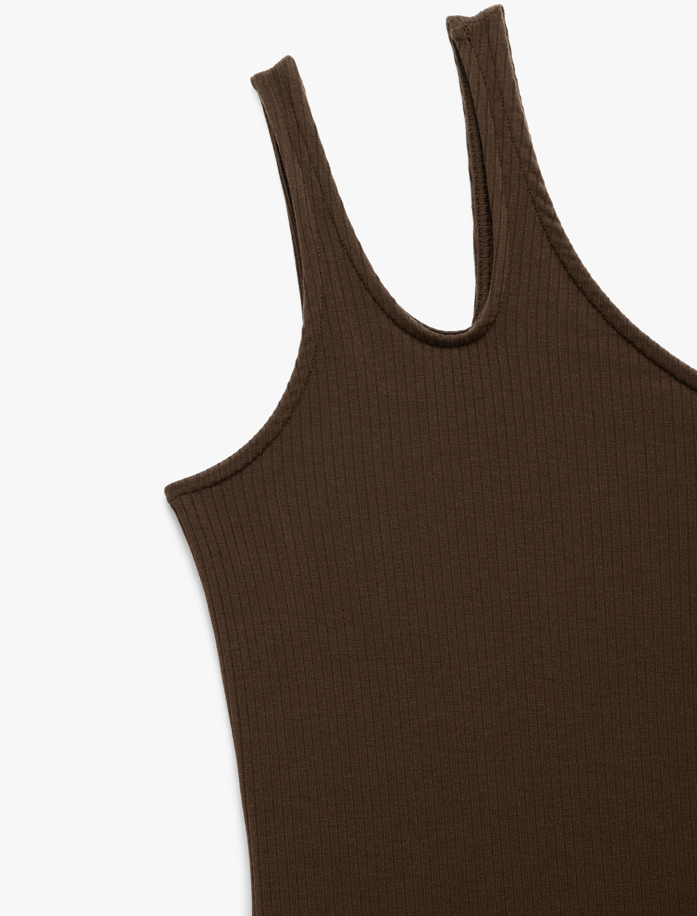   Viskon Kumaş Karışımlı Pencere Detaylı Midi Tek Omuz Elbise