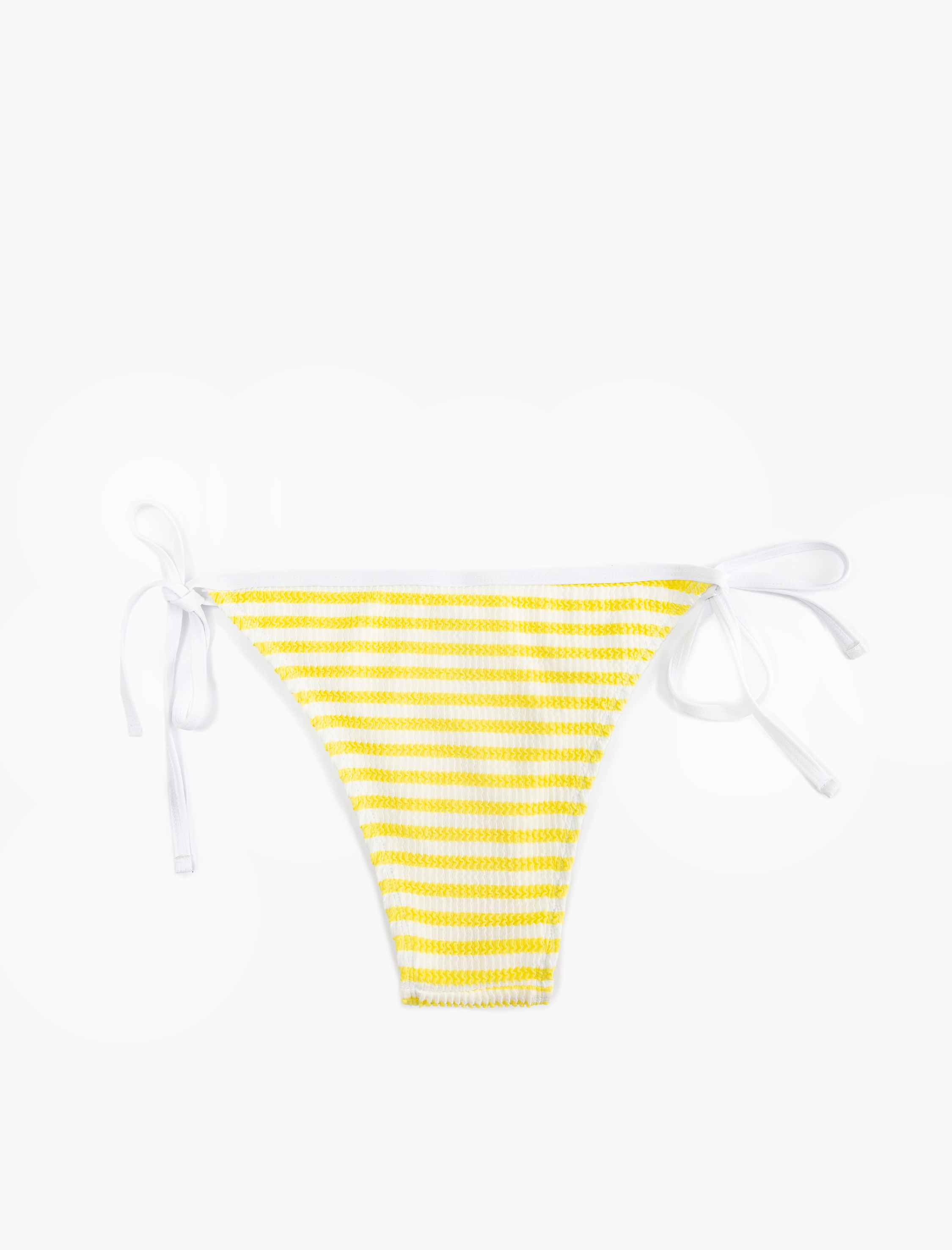   Koton X Sibil Çetinkaya - Dokulu İpli Çizgili Bikini Altı