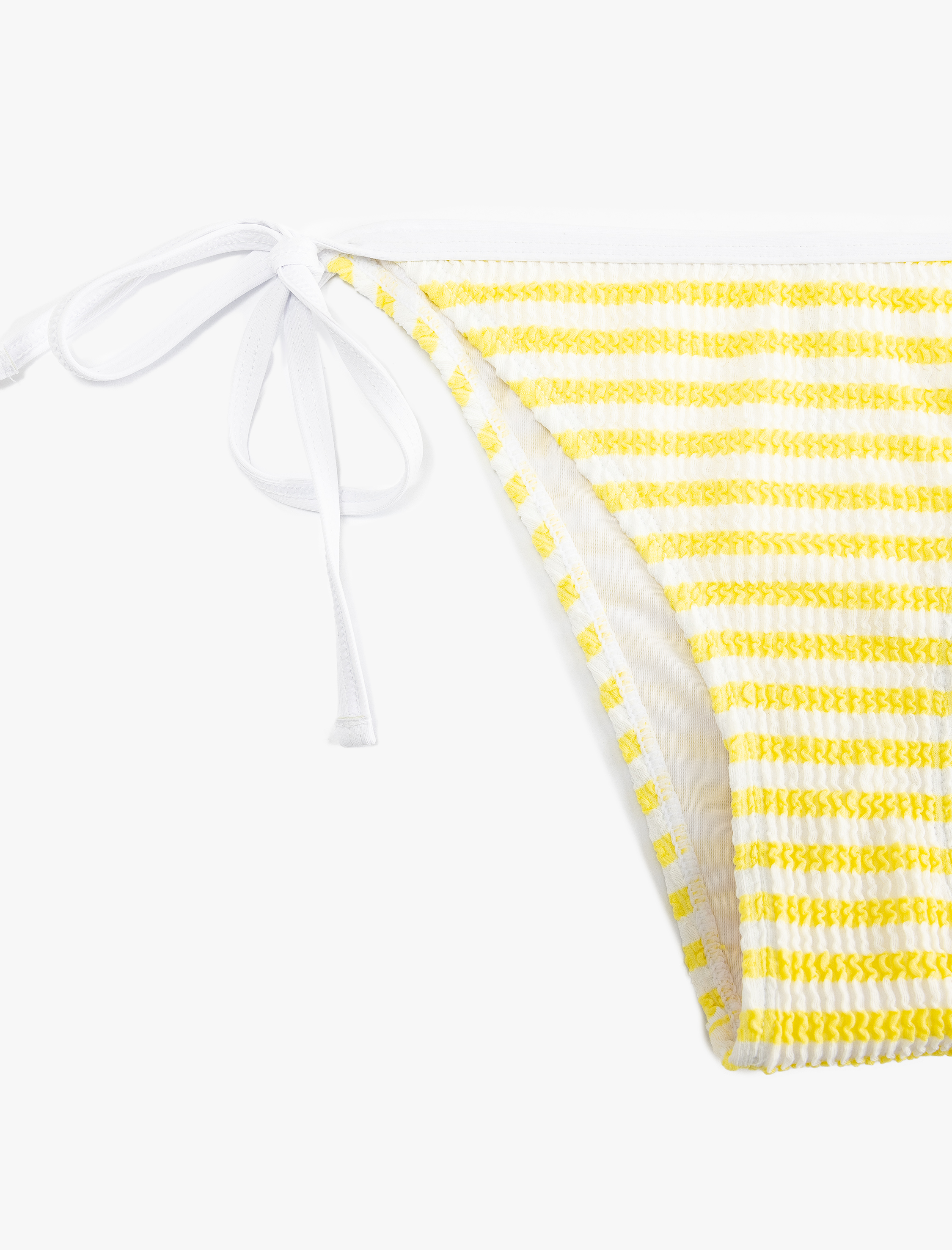   Koton X Sibil Çetinkaya - Dokulu İpli Çizgili Bikini Altı