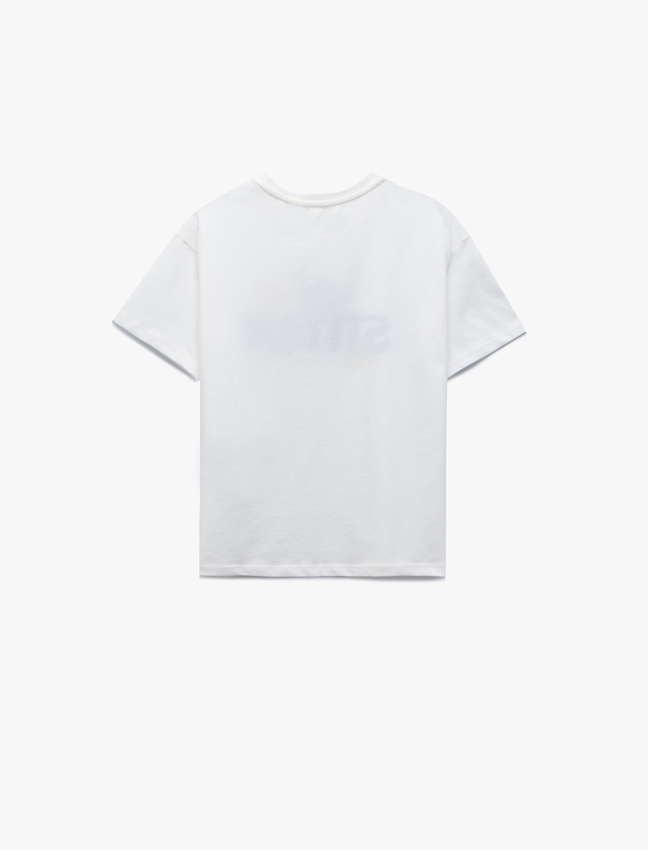  Erkek Çocuk Kısa Kollu Pamuklu Bisiklet Yaka Baskılı Lisanslı Stitch Tişört