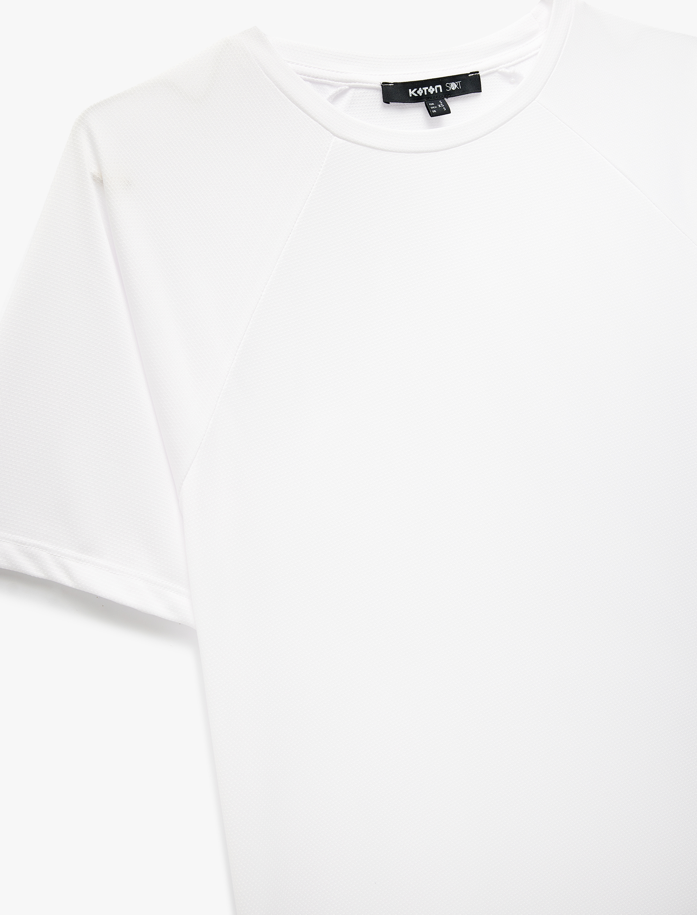   Kısa Kollu Bisiklet Yaka Rahat Kesim Basic Spor Tişört