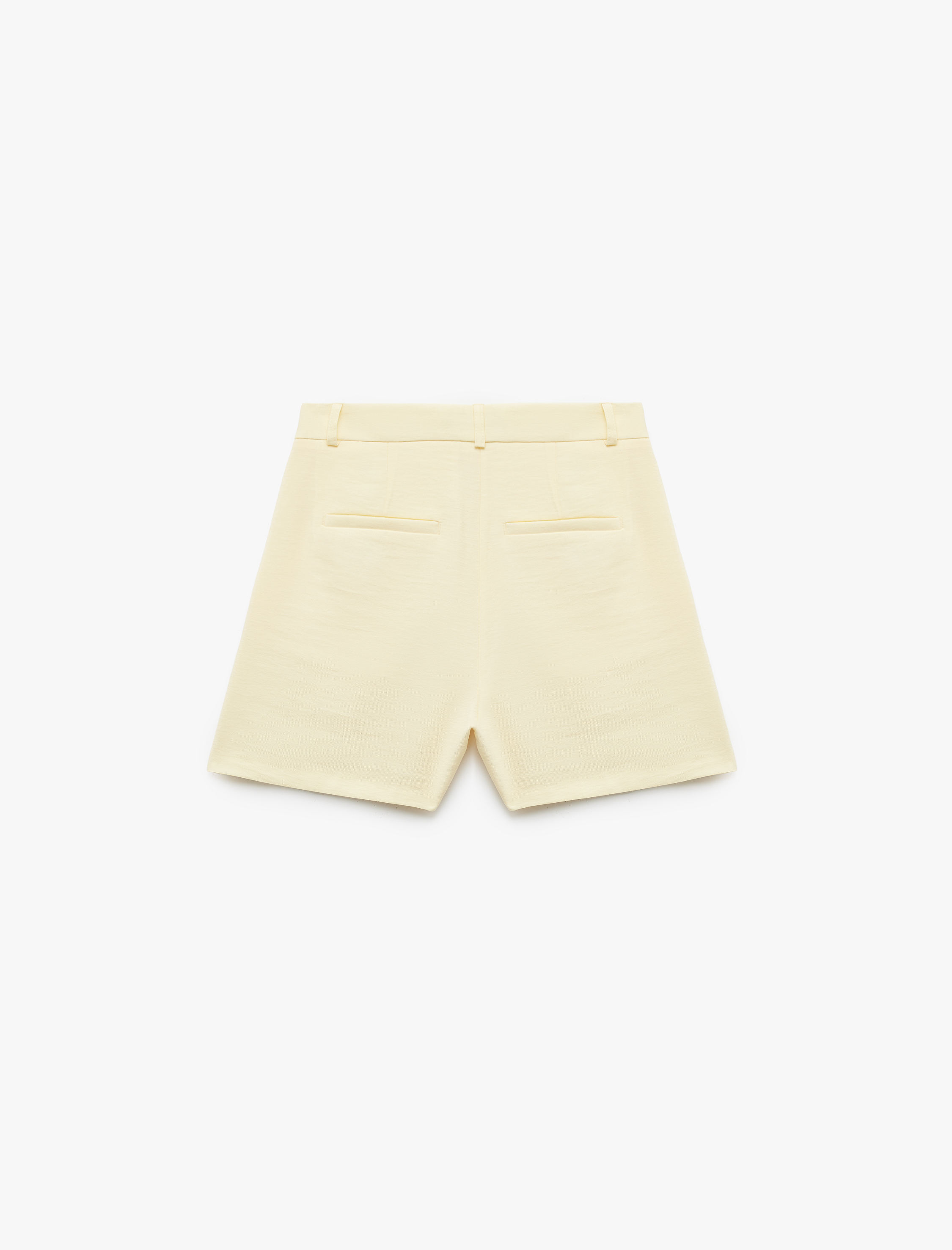   Koton X Sibil Çetinkaya - Viskon Kumaş Pile Detaylı Cepli Mini Şort